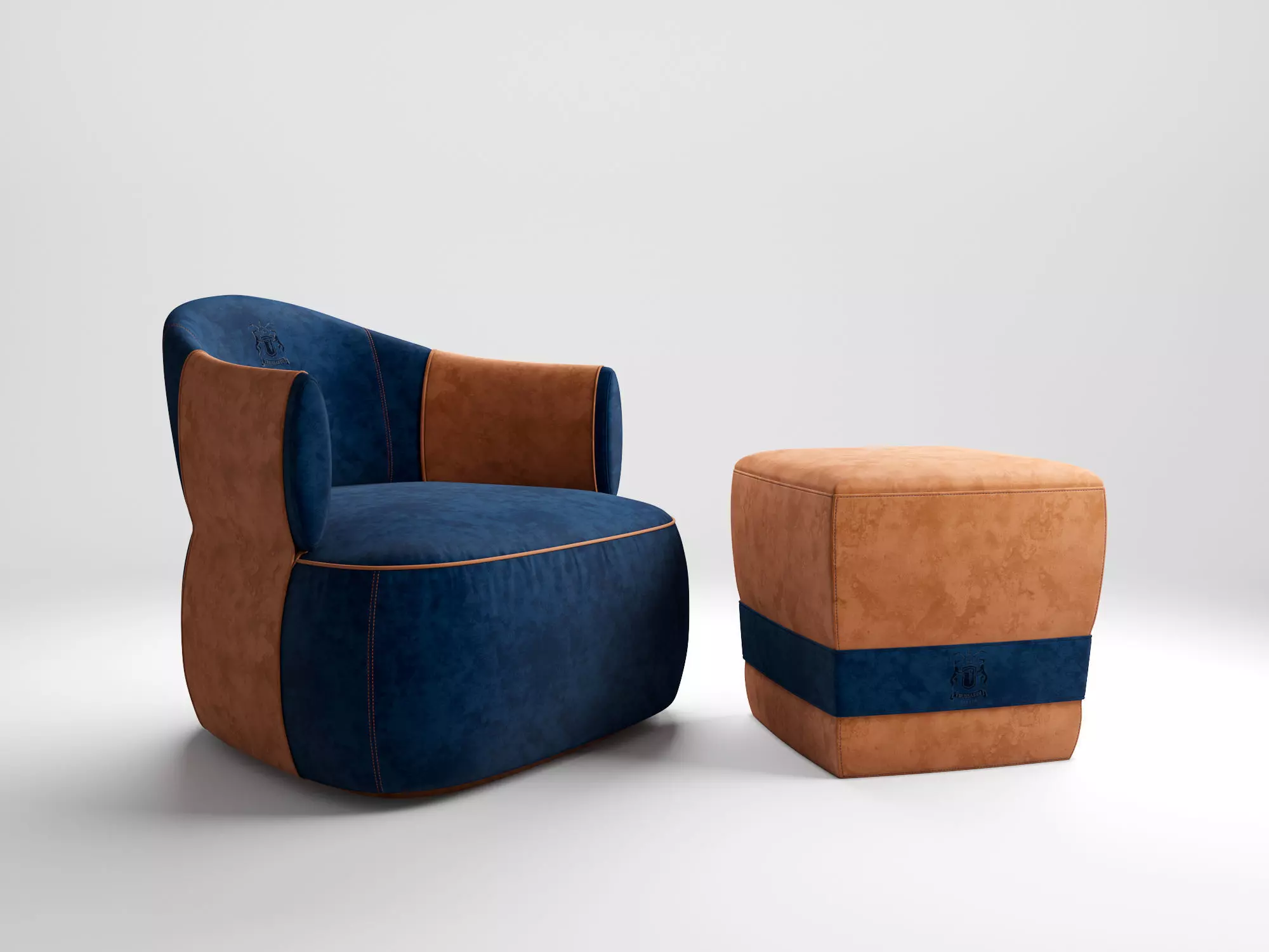 Trussardi Casa Larzia Armchair 3D model
