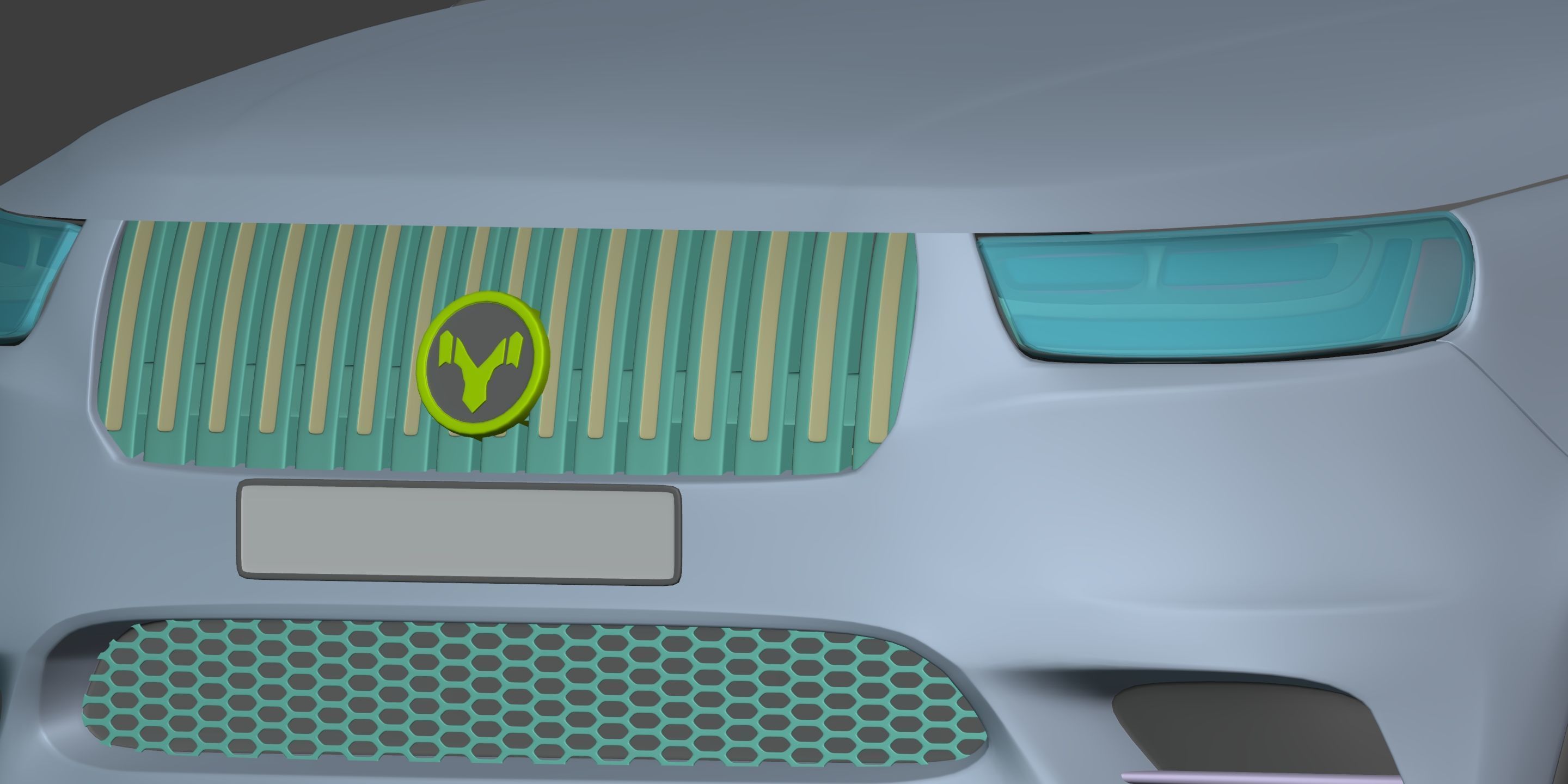 Generic Large Modern SUV Car -- Crossover -- Off-Road -- 4x4 3D model_18