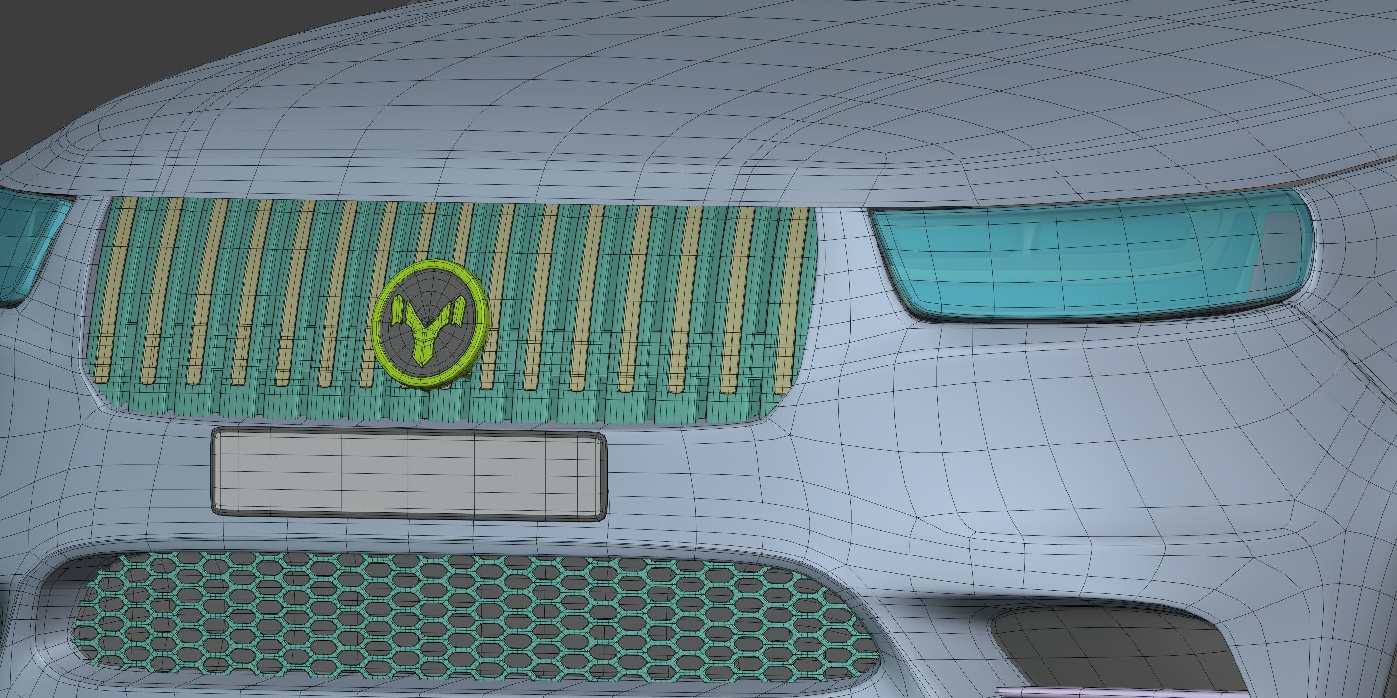 Generic Large Modern SUV Car -- Crossover -- Off-Road -- 4x4 3D model_19