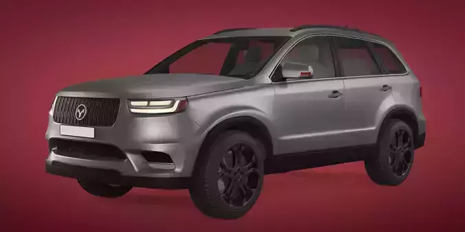 Generic Large Modern SUV Car -- Crossover -- Off-Road -- 4x4 3D model