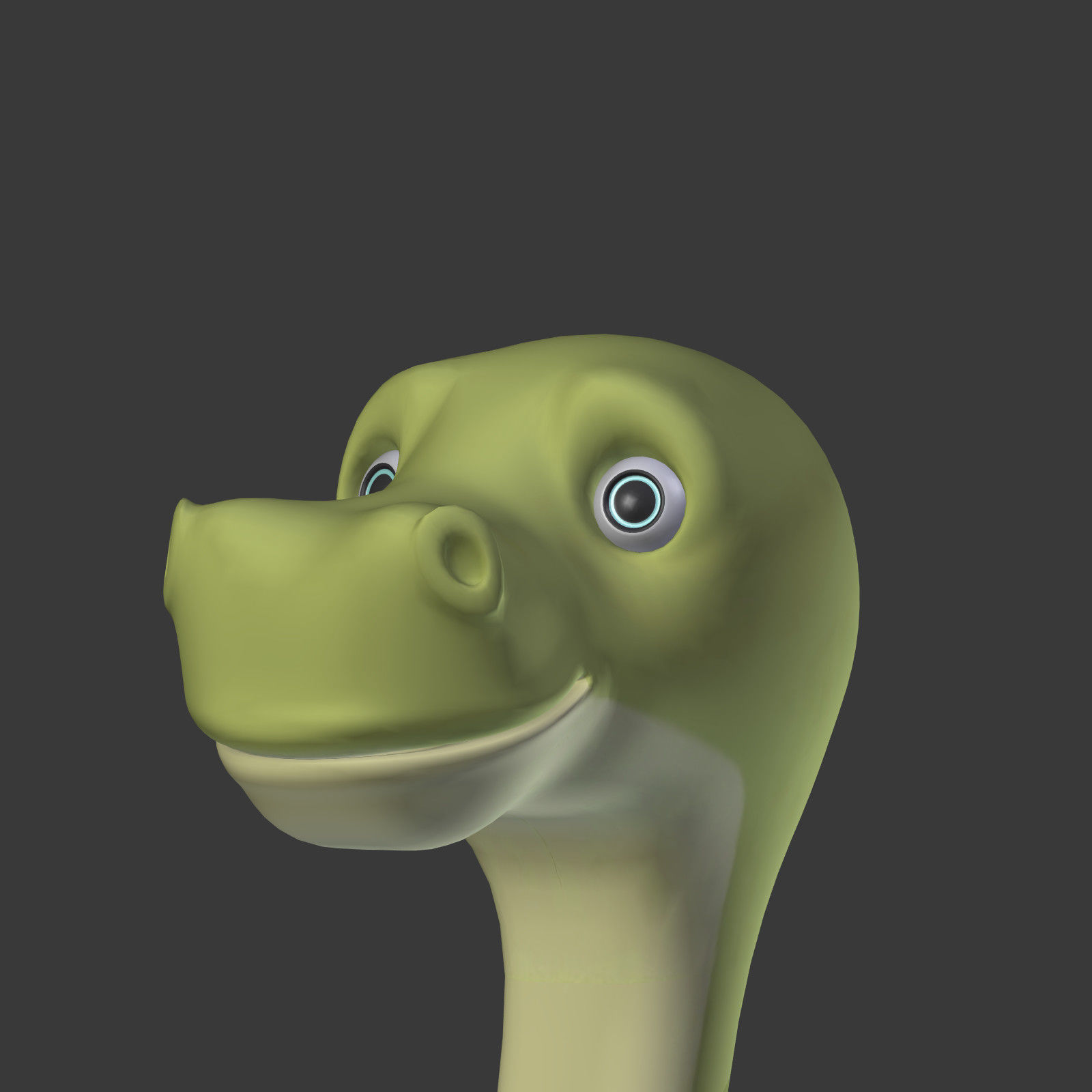 Cartoon Dinosaur Low-poly 3D model_17