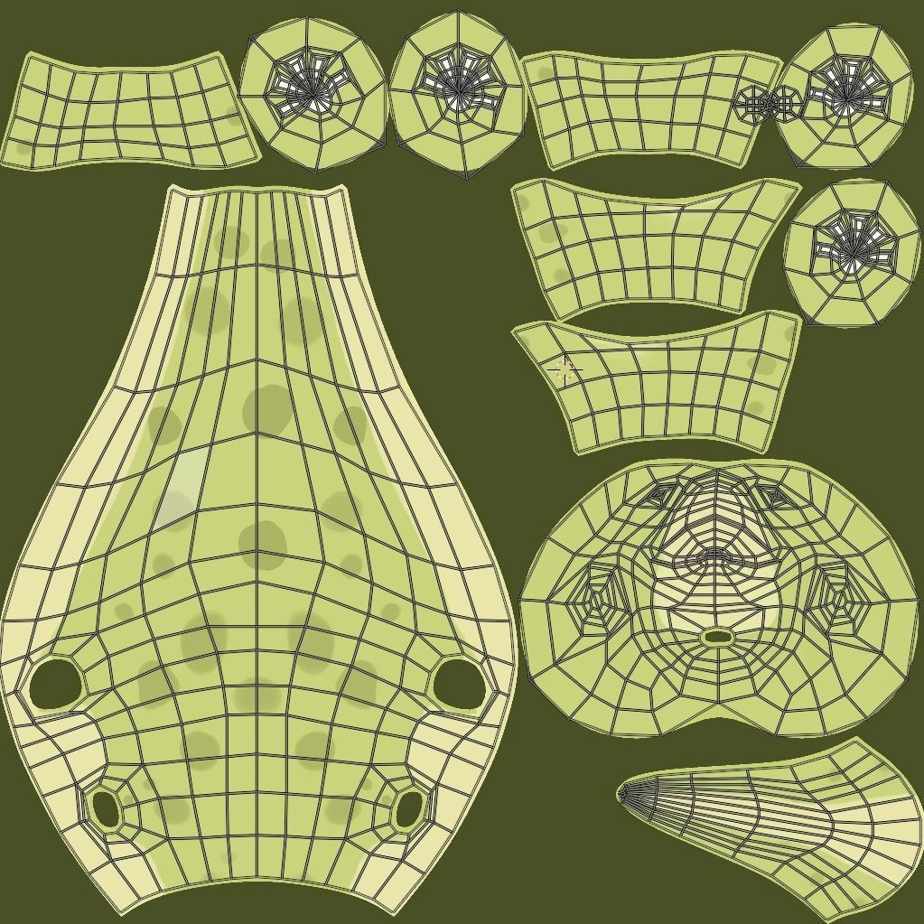 Cartoon Dinosaur Low-poly 3D model_2