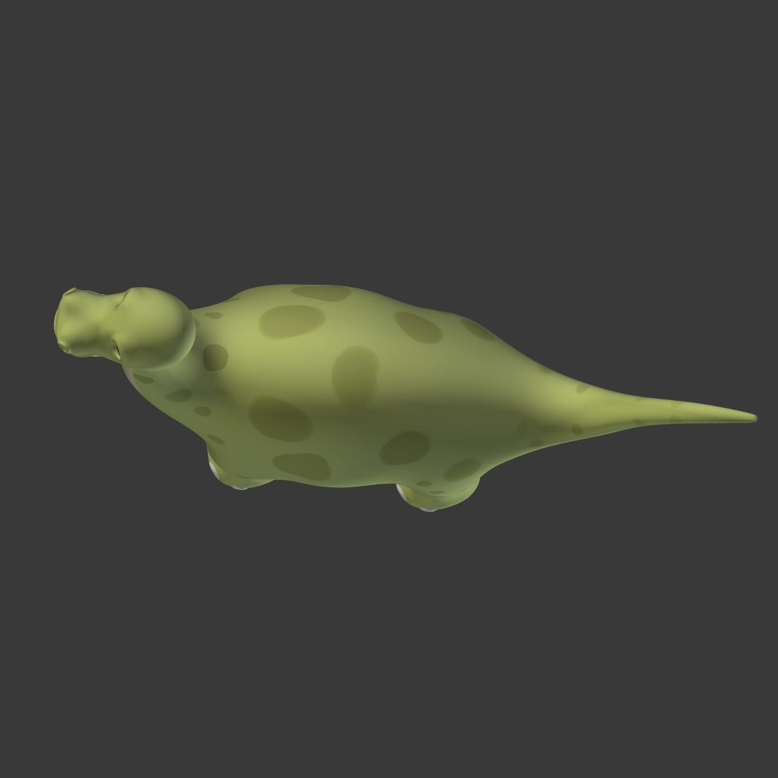 Cartoon Dinosaur Low-poly 3D model_19
