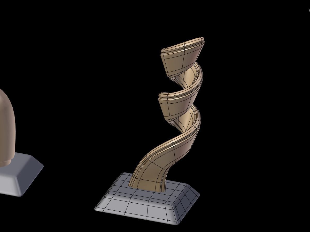 Decorative Abstract Elements 2 Low-poly 3D model_11