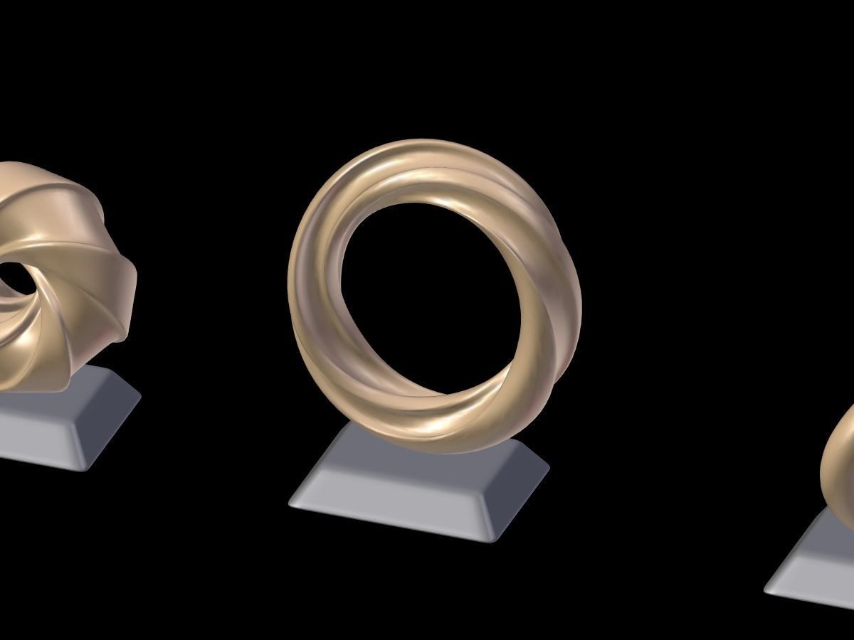 Decorative Abstract Elements 2 Low-poly 3D model_14