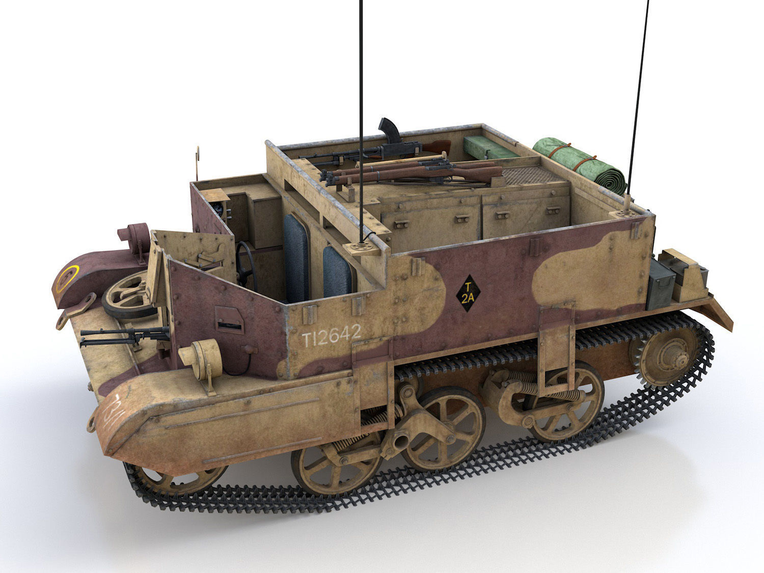 Bren Gun Carrier MK I - BUC - T12642  3D model_2