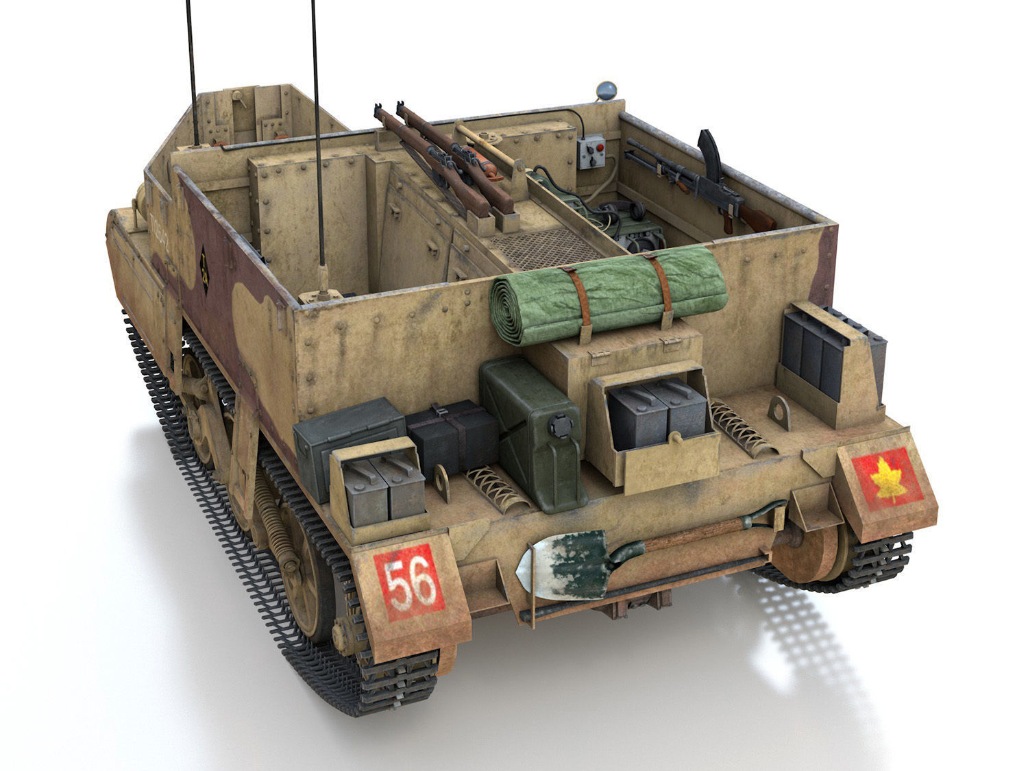 Bren Gun Carrier MK I - BUC - T12642  3D model_4