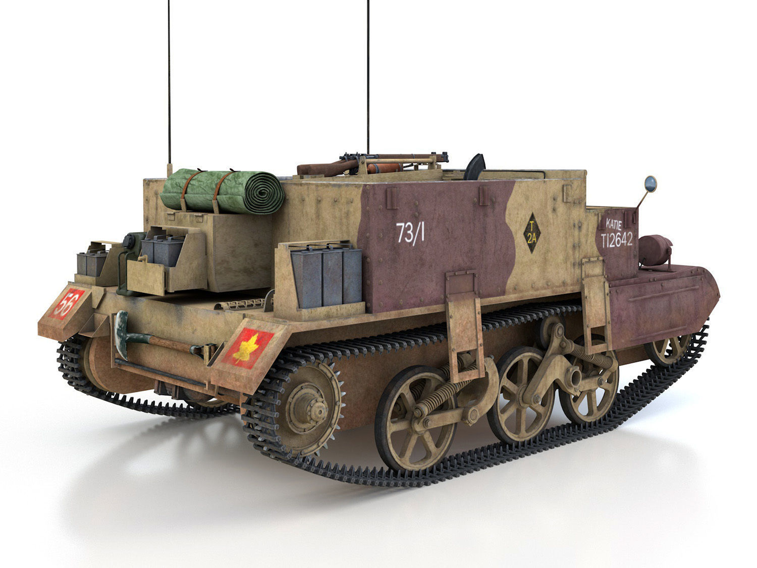 Bren Gun Carrier MK I - BUC - T12642  3D model_5