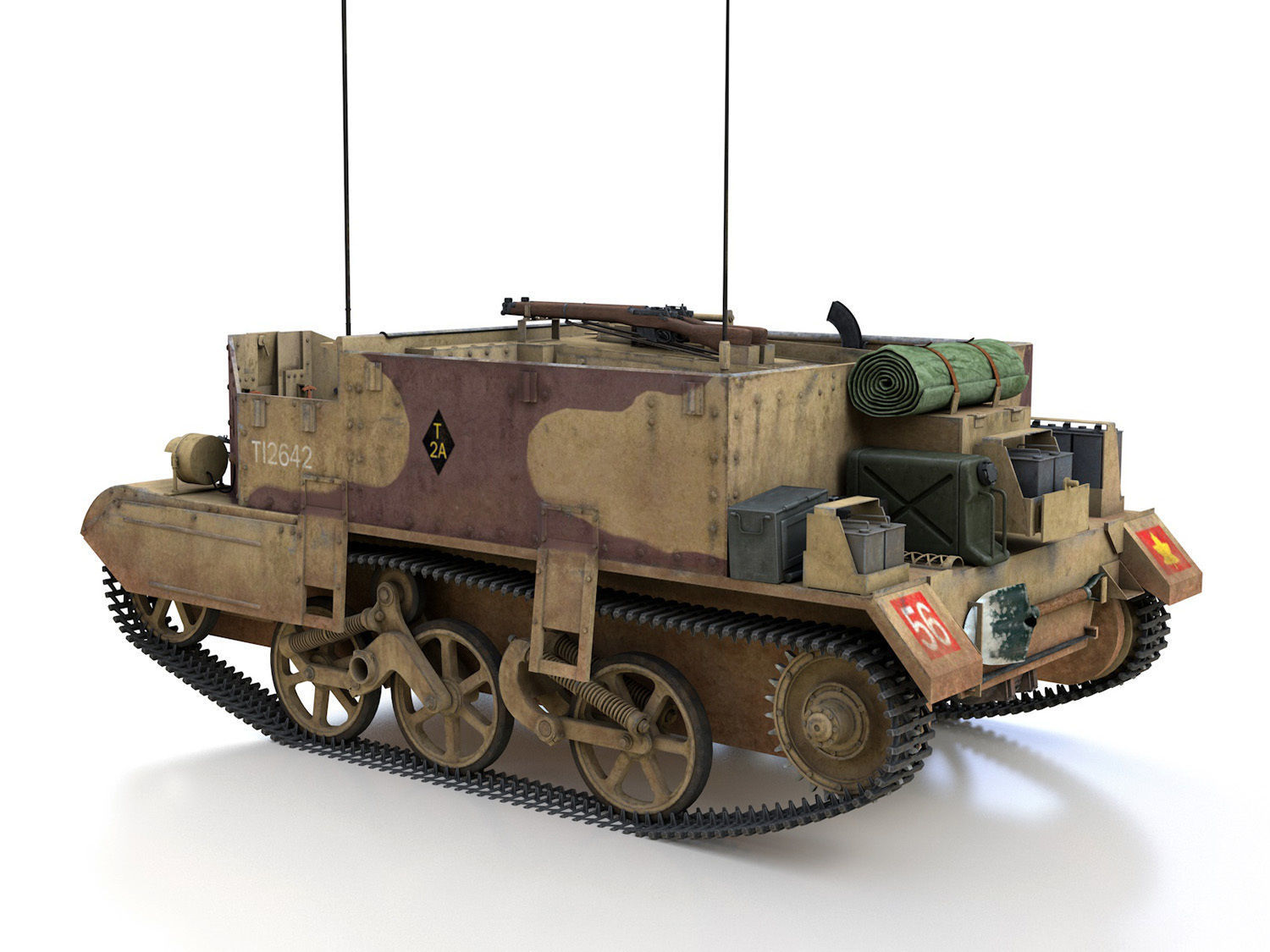 Bren Gun Carrier MK I - BUC - T12642  3D model_3
