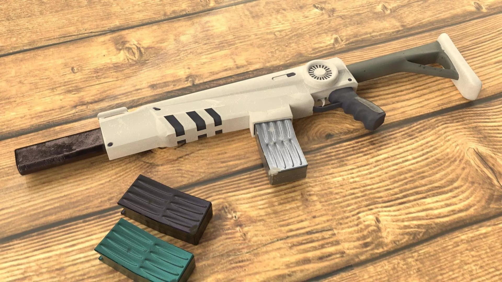 weapon toy gun Free low-poly 3D model