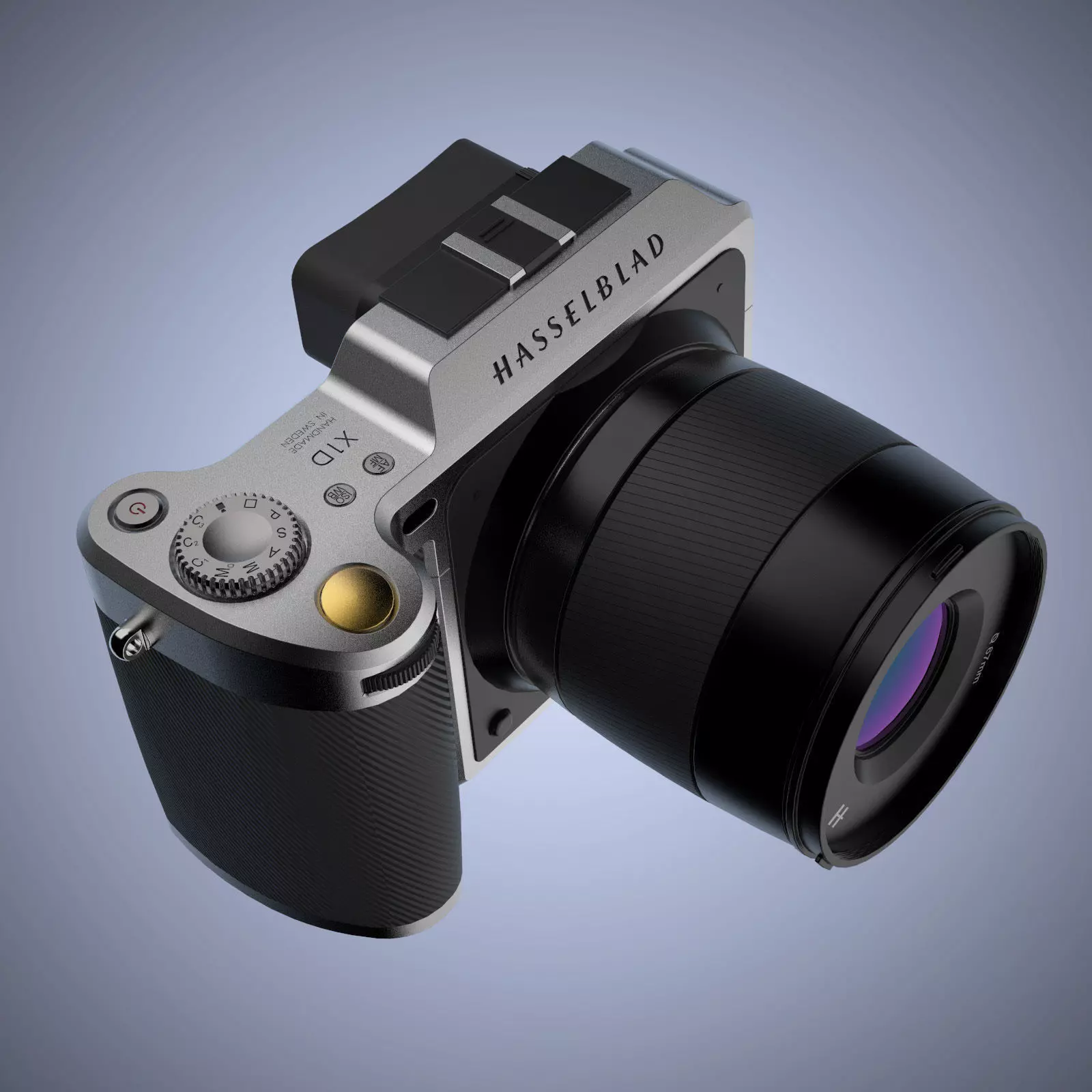 Hasselblad X1D-50c Medium Format Mirrorless Digital Camera 3D model_0