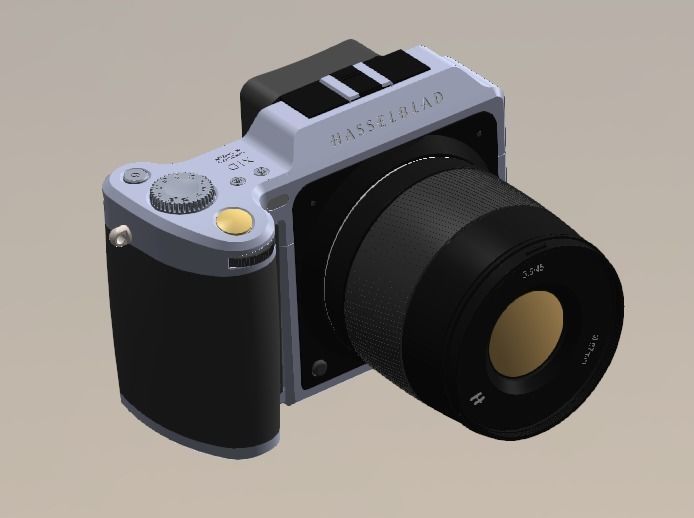 Hasselblad X1D-50c Medium Format Mirrorless Digital Camera 3D model_9