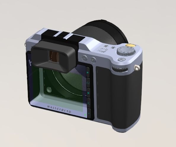 Hasselblad X1D-50c Medium Format Mirrorless Digital Camera 3D model_10
