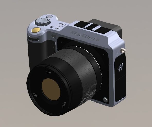Hasselblad X1D-50c Medium Format Mirrorless Digital Camera 3D model_8
