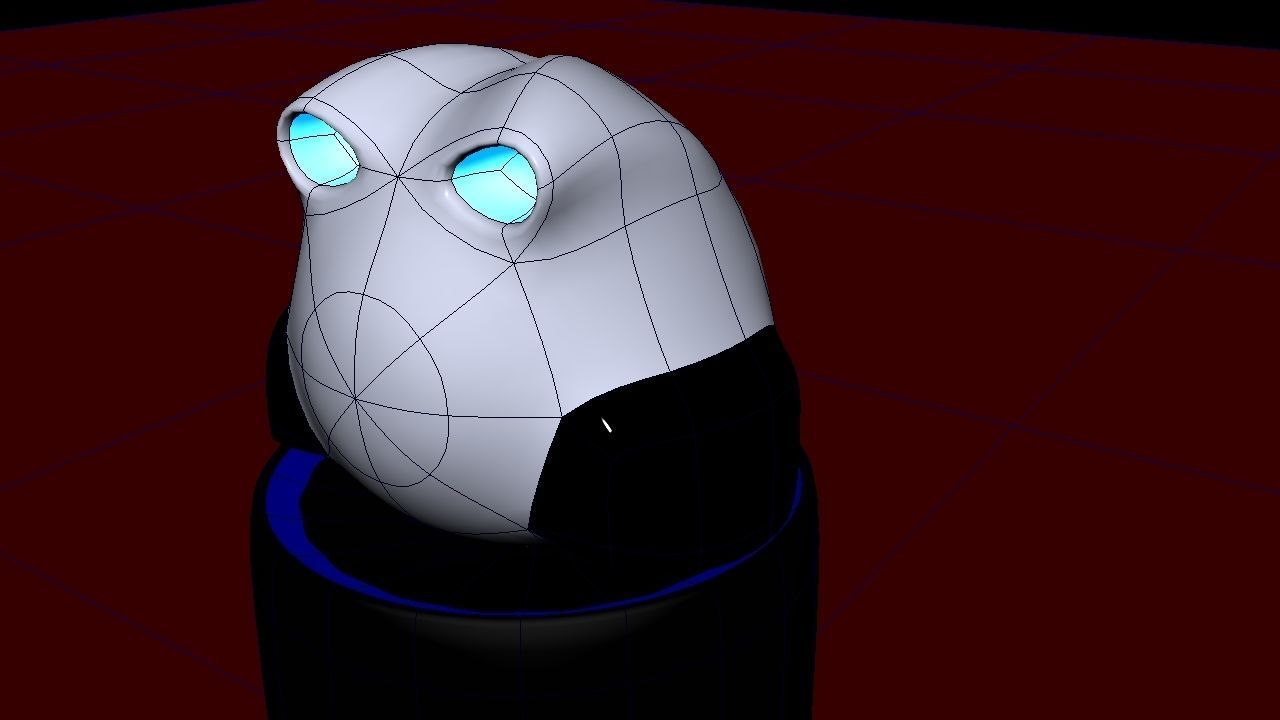 SAIR Robot Low-poly 3D model_2