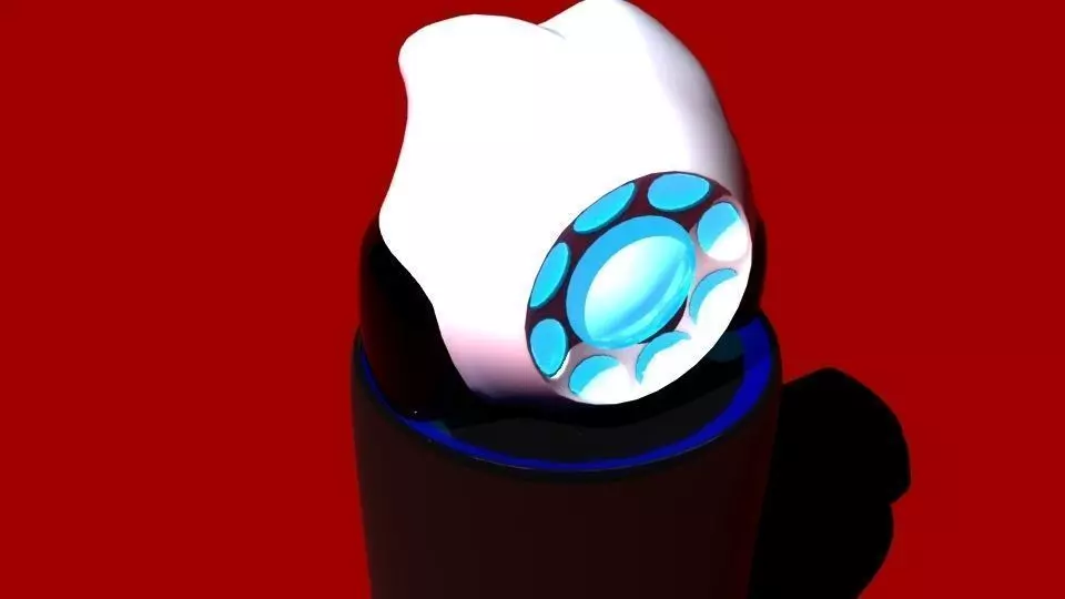 SAIR Robot Low-poly 3D model_0