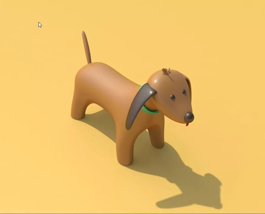 Dachshund Free 3D model