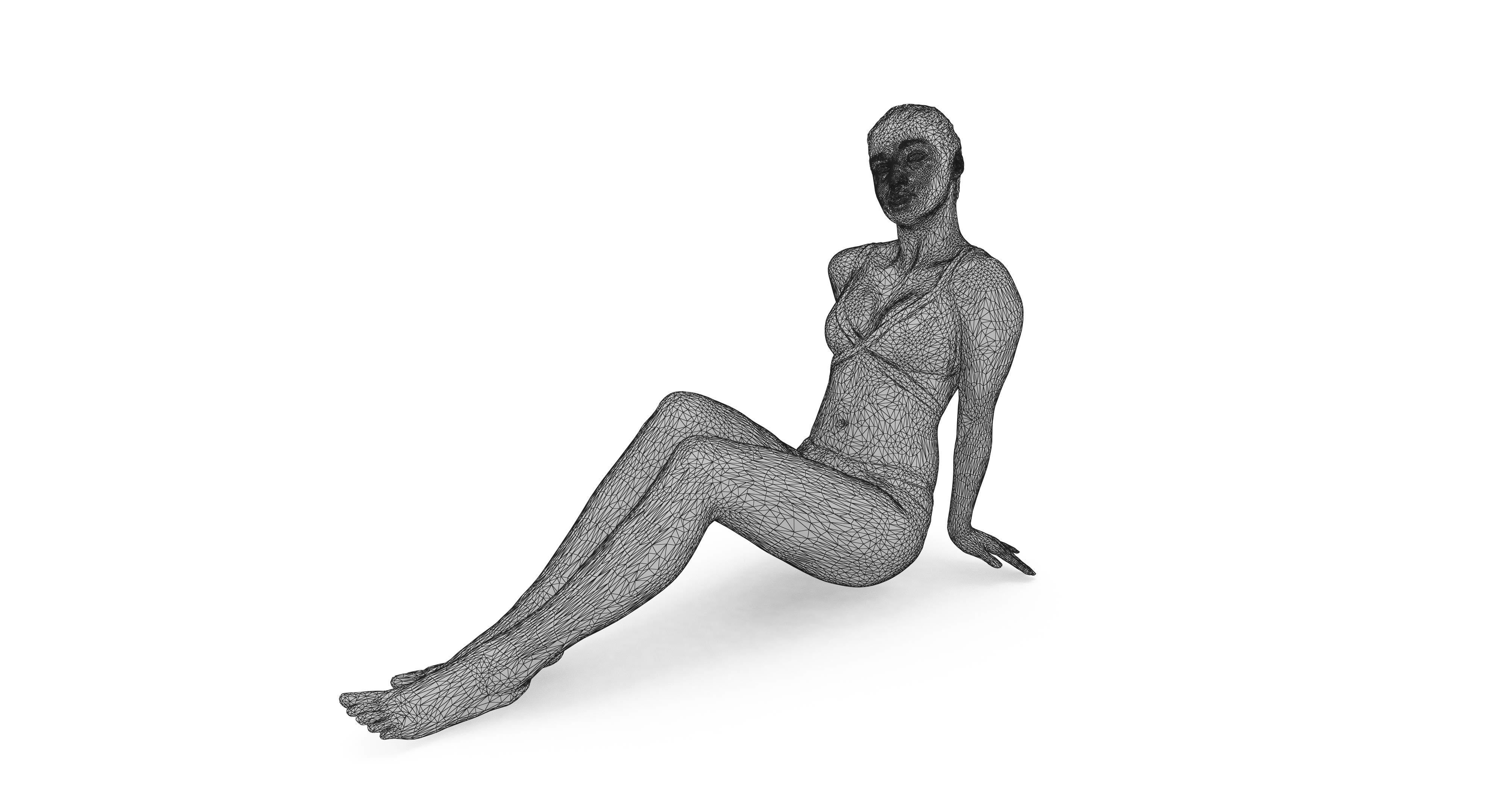 Resort People Pack Low-poly 3D model_19