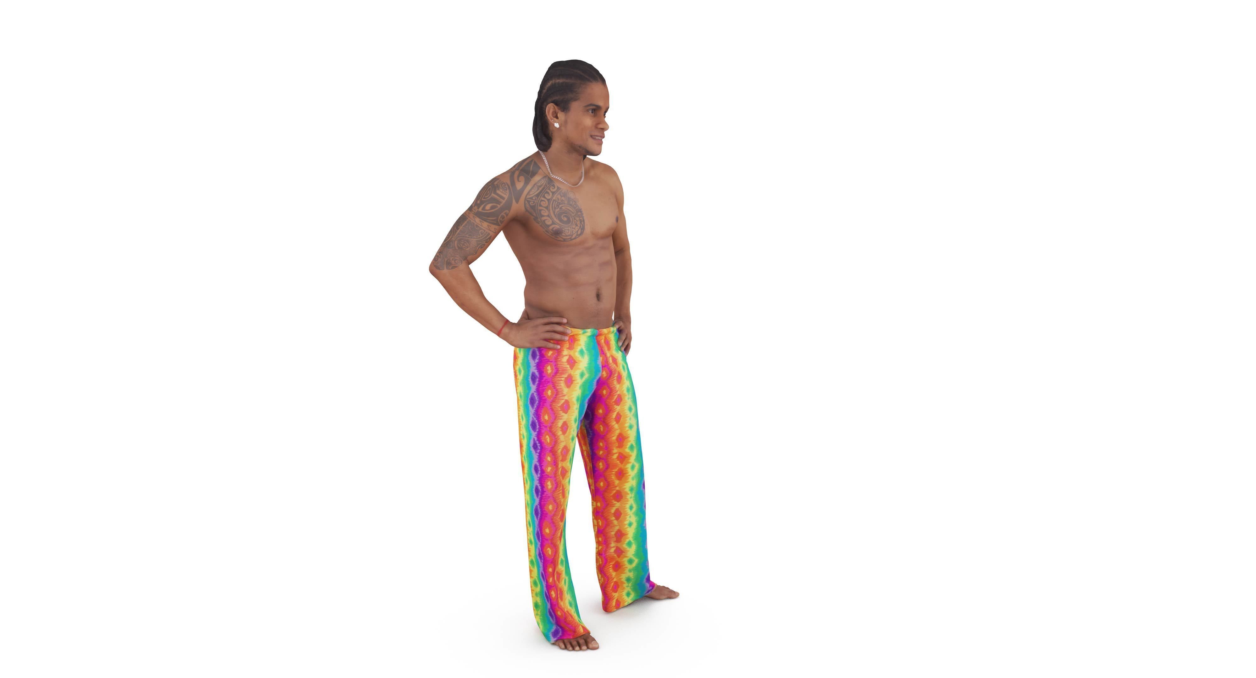 Resort People Pack Low-poly 3D model_60