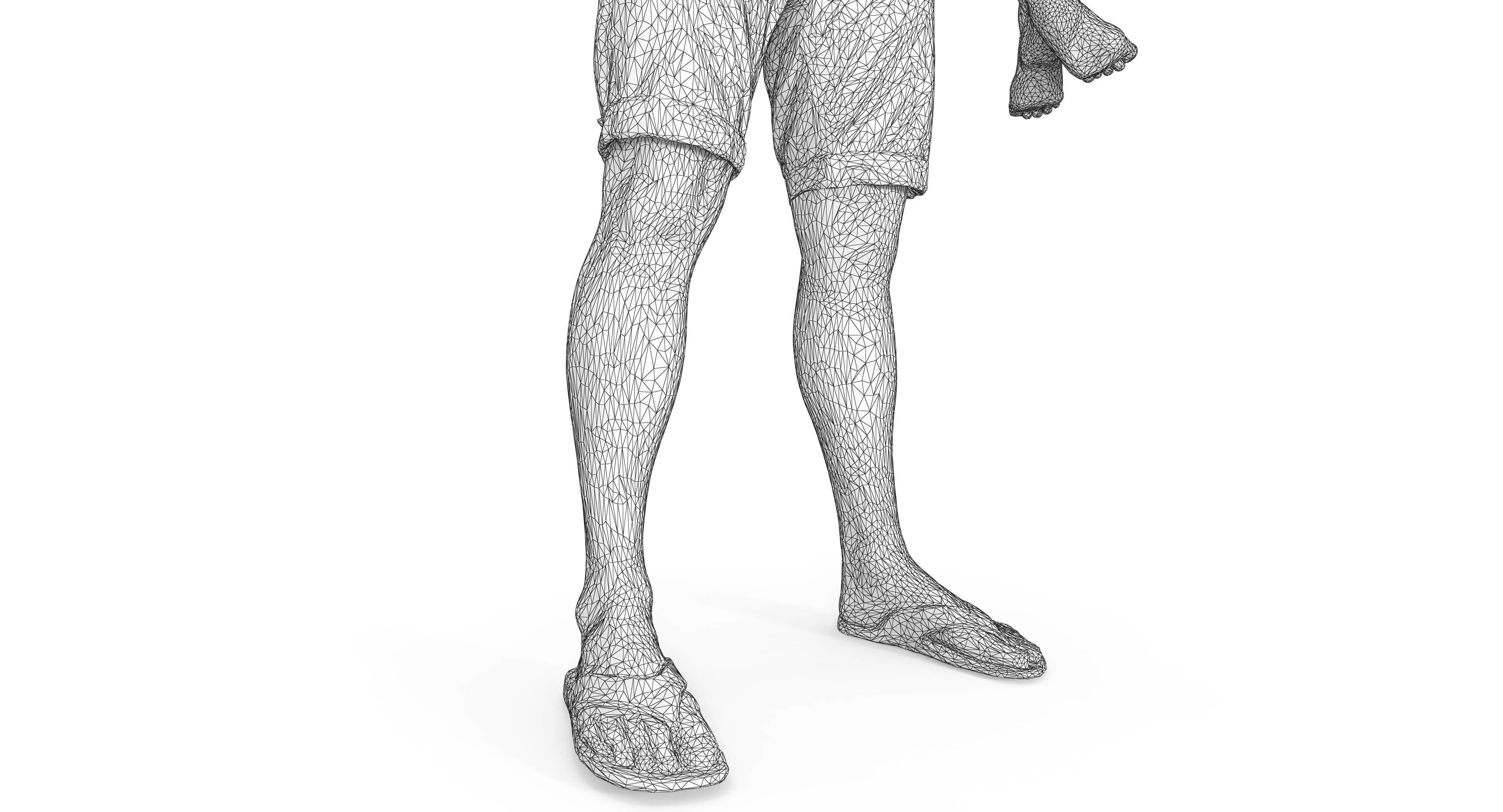 Resort People Pack Low-poly 3D model_41