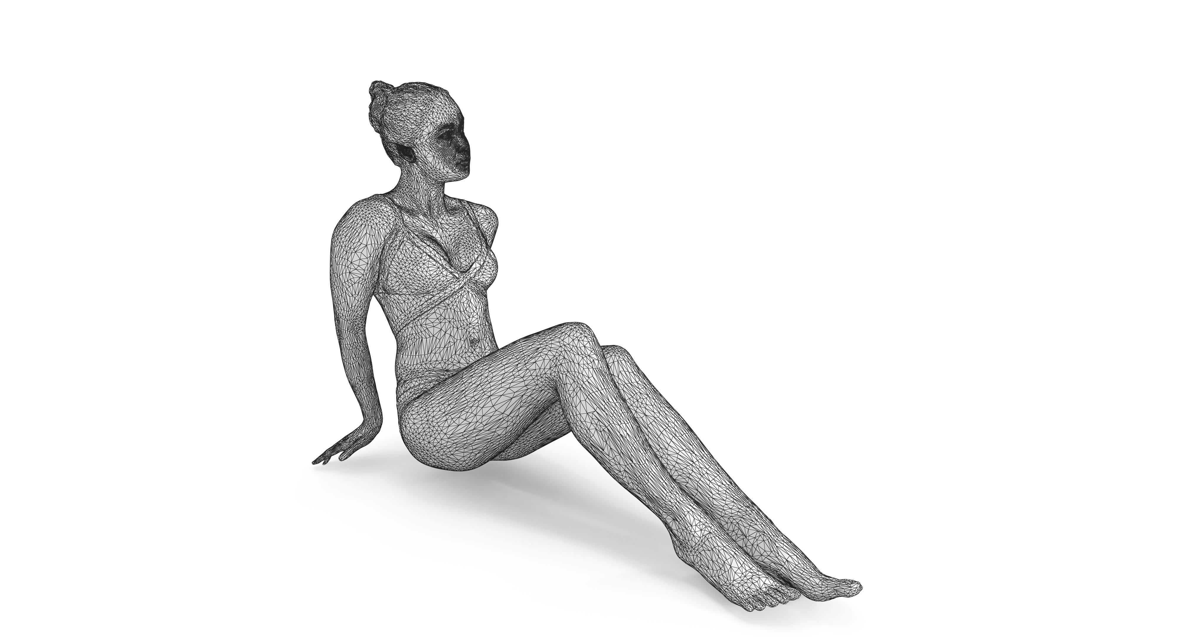 Resort People Pack Low-poly 3D model_408