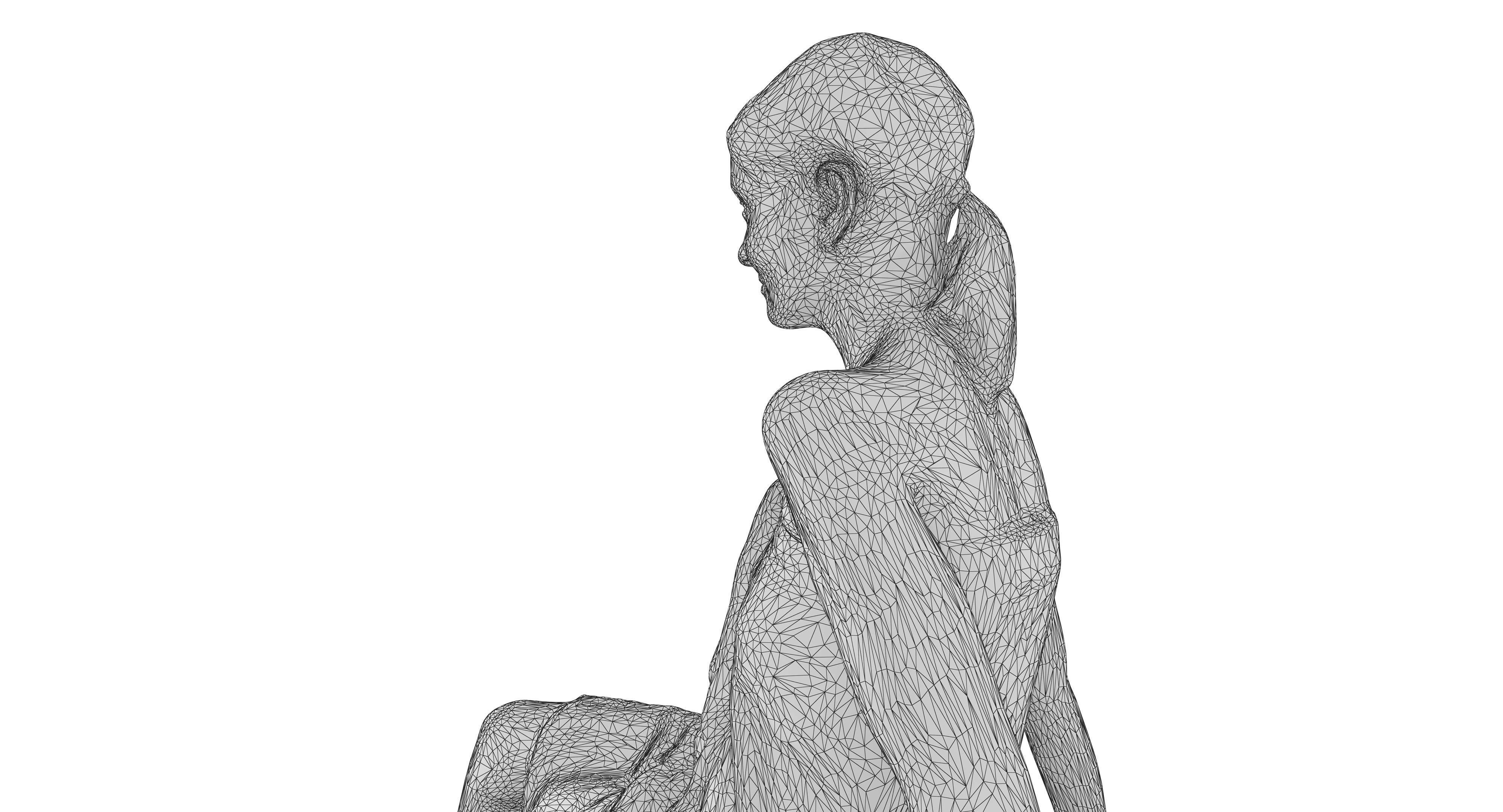 Resort People Pack Low-poly 3D model_161