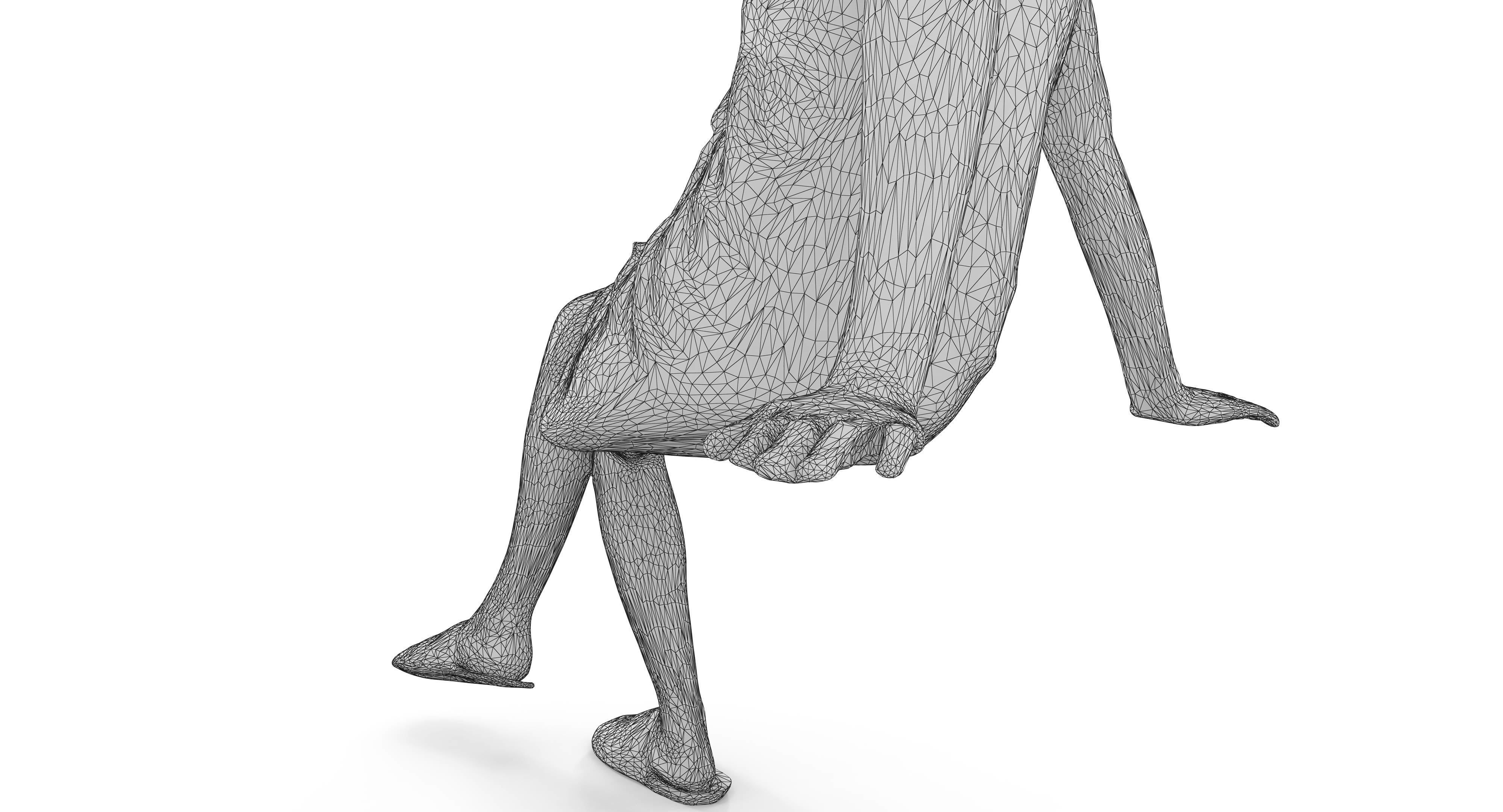 Resort People Pack Low-poly 3D model_164