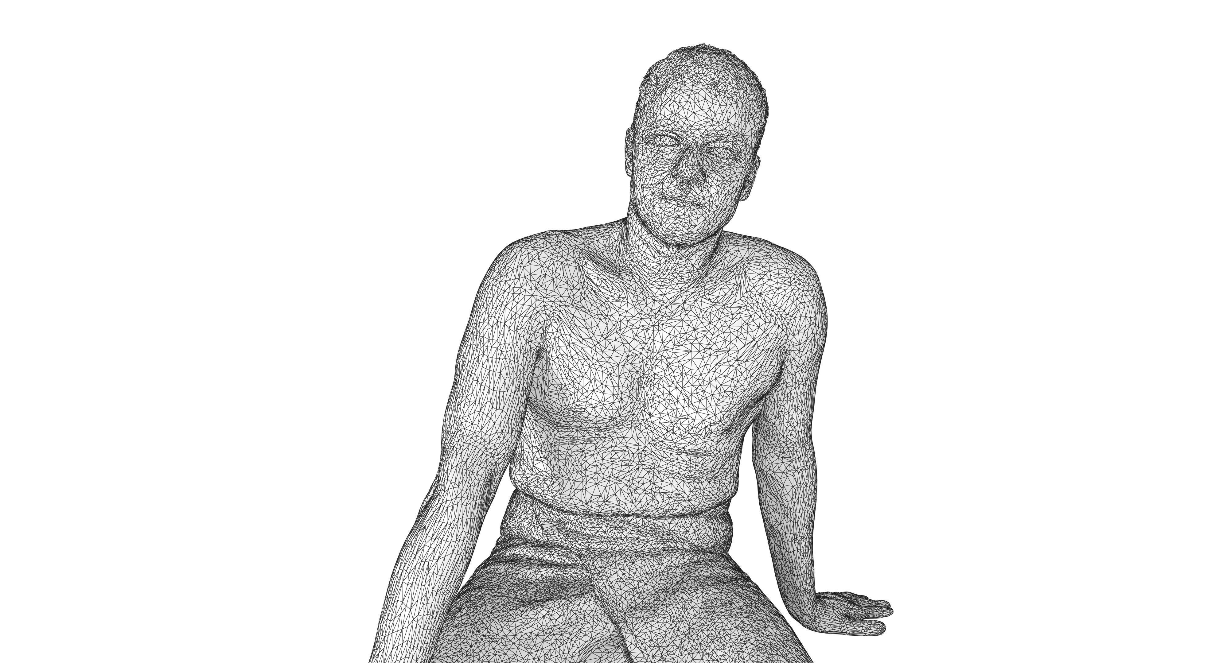 Resort People Pack Low-poly 3D model_224