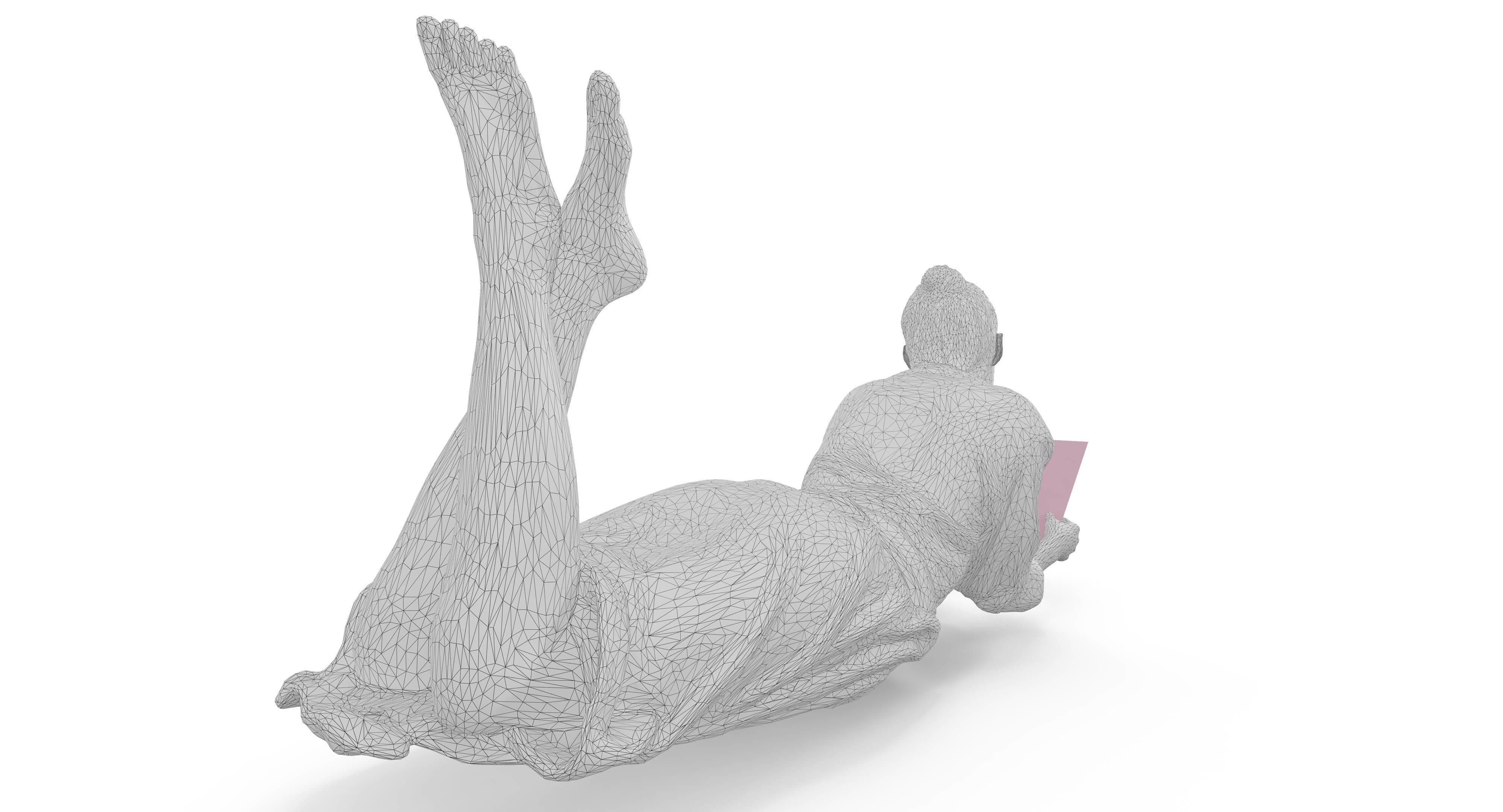 Resort People Pack Low-poly 3D model_180