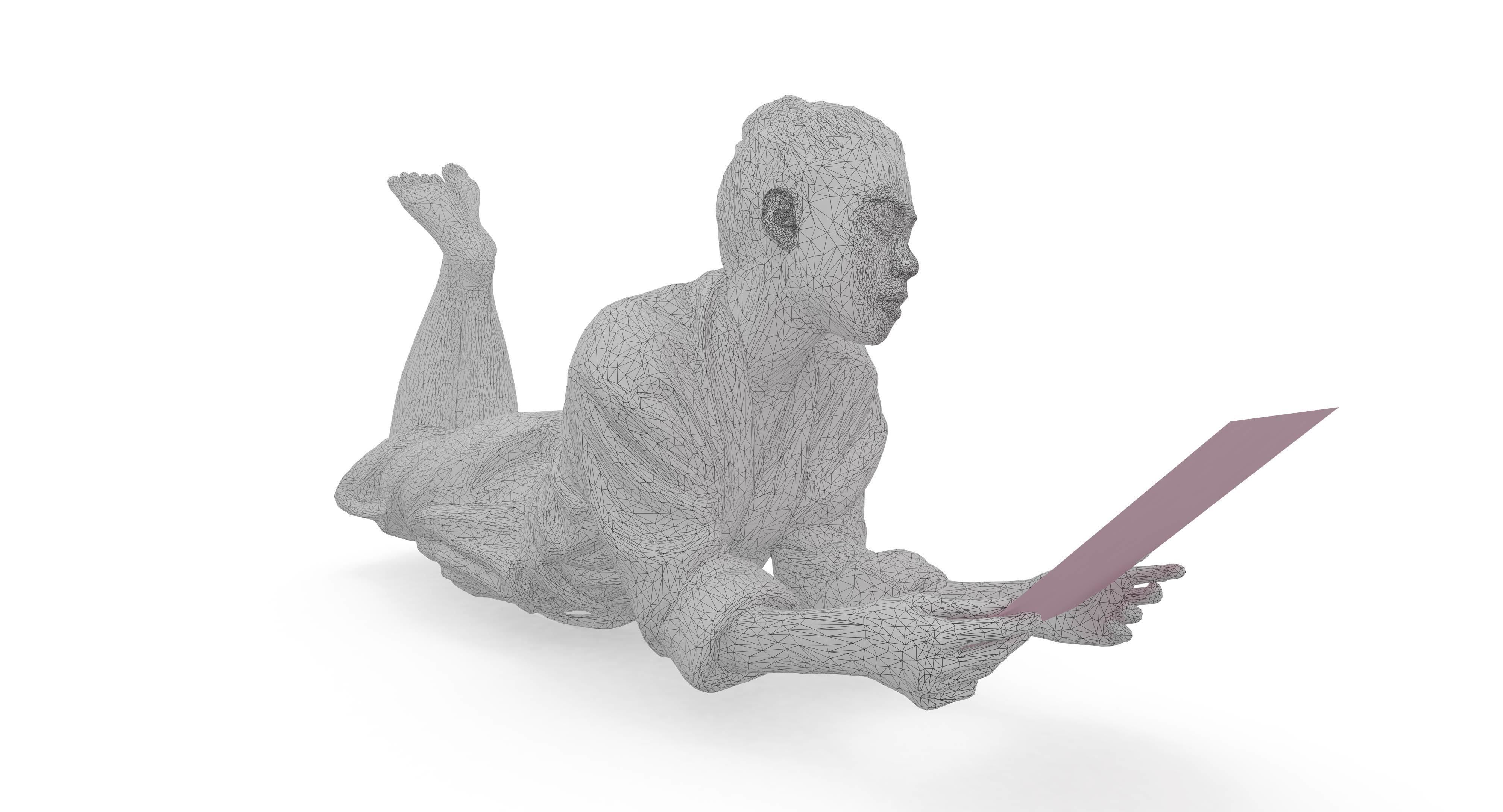 Resort People Pack Low-poly 3D model_179