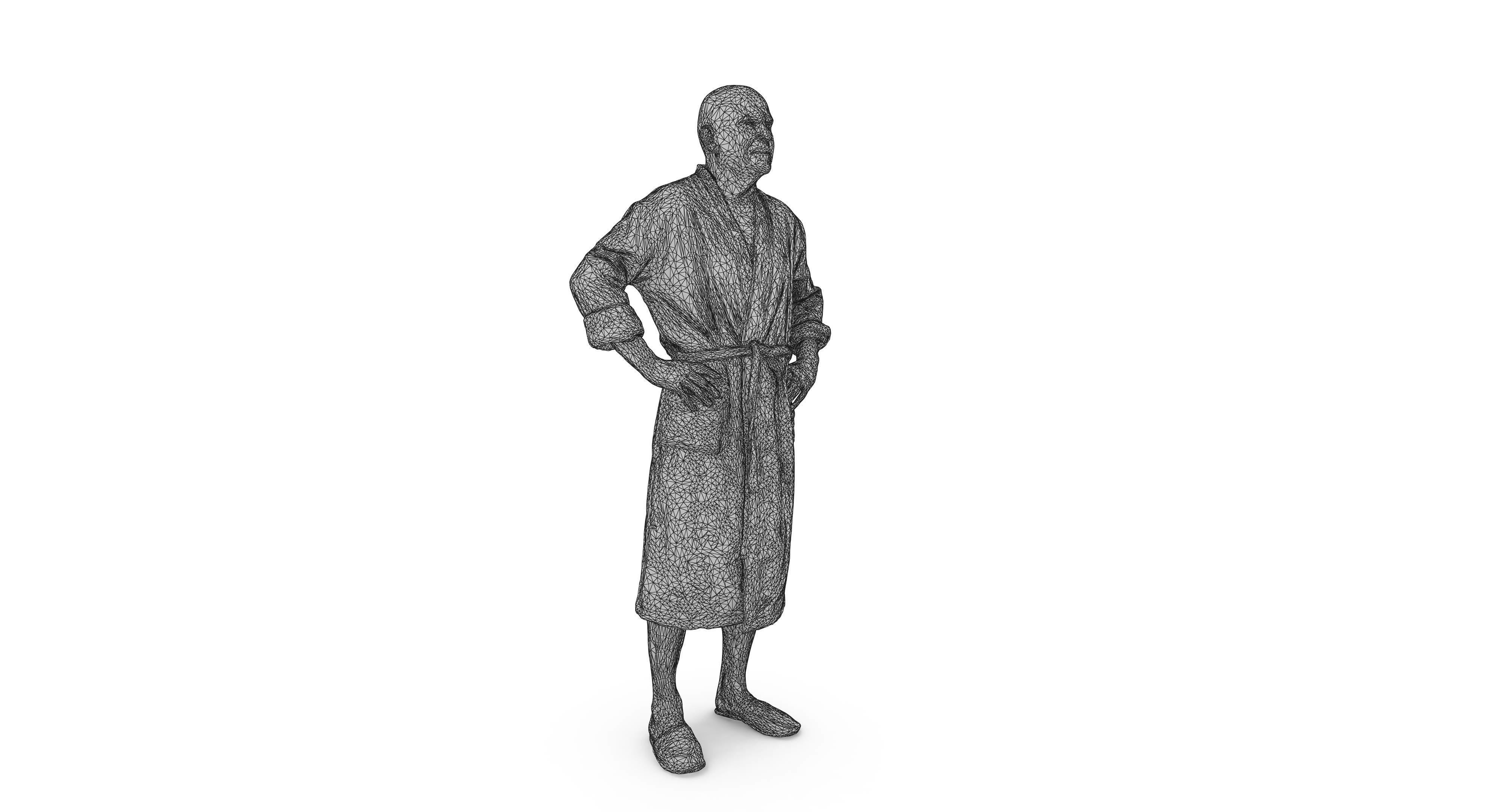 Resort People Pack Low-poly 3D model_329