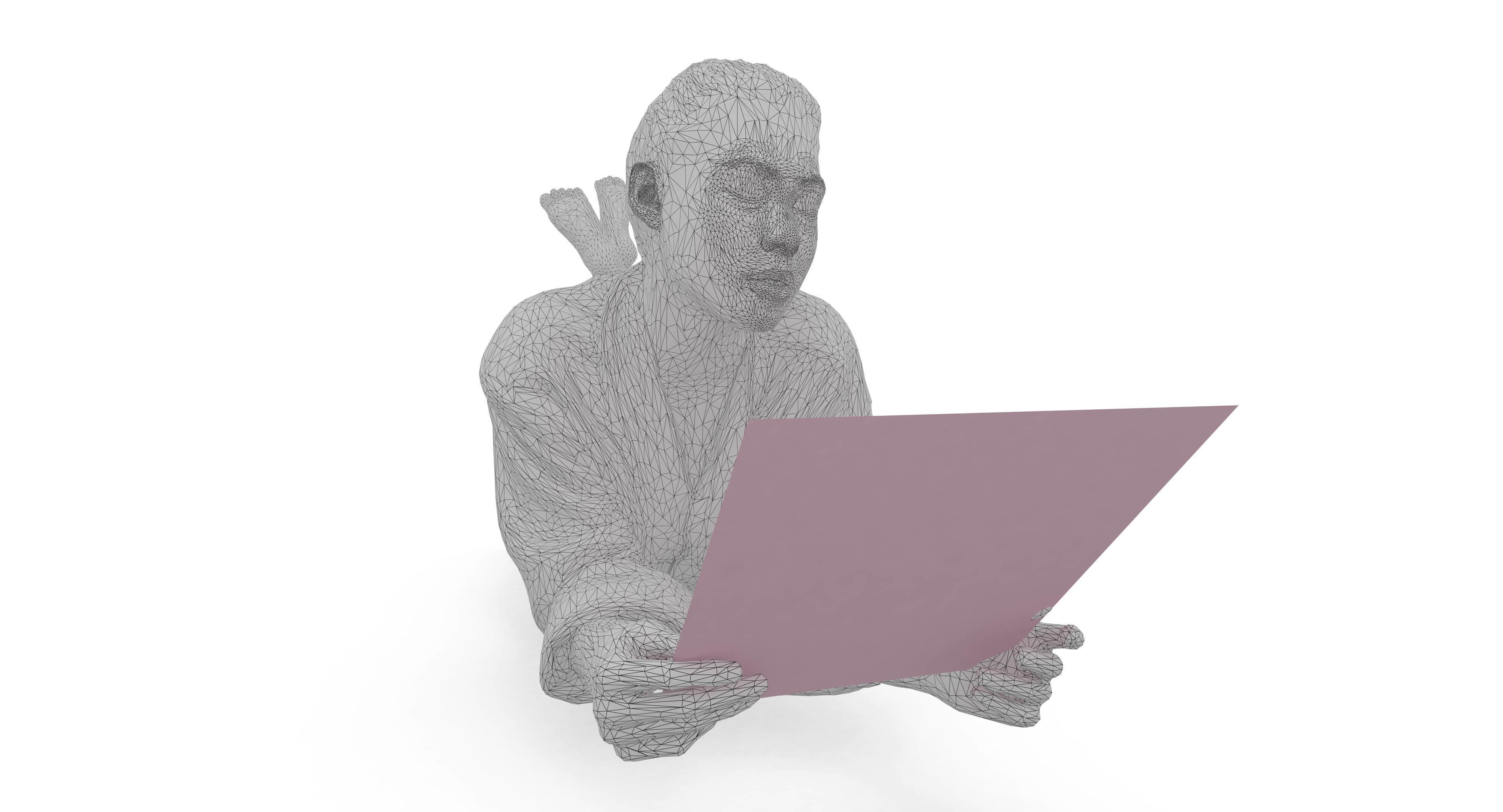 Resort People Pack Low-poly 3D model_178