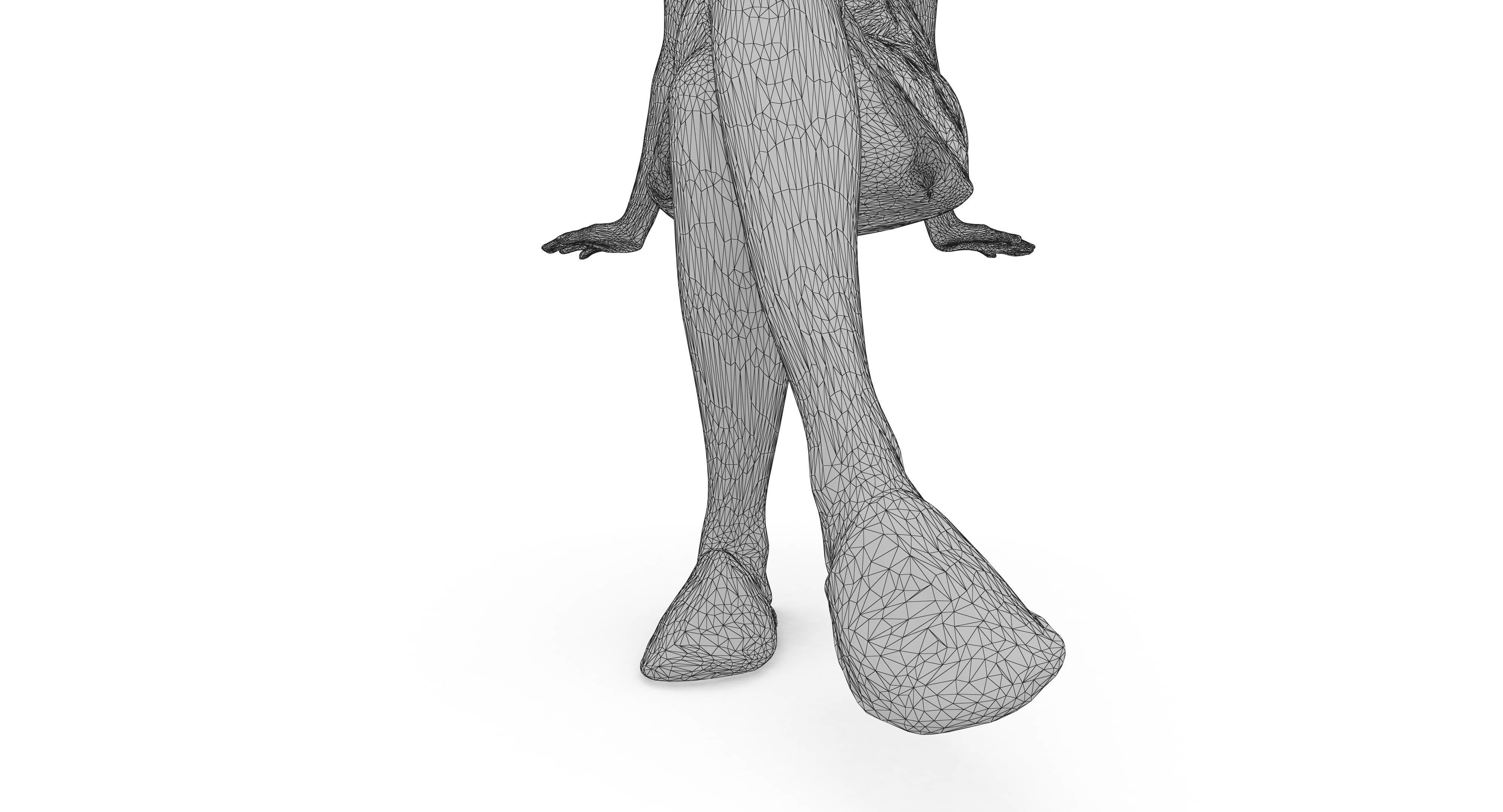 Resort People Pack Low-poly 3D model_159