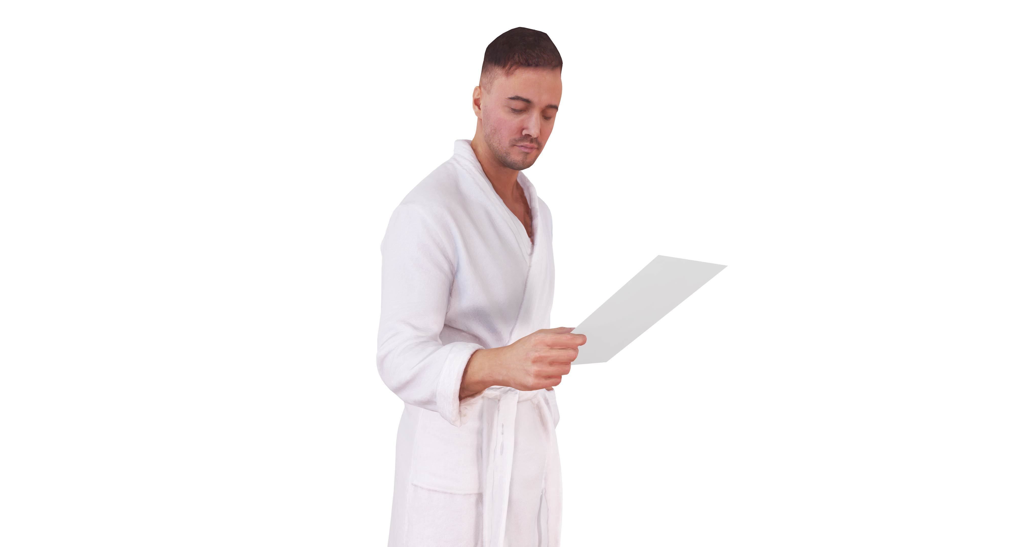 Resort People Pack Low-poly 3D model_196