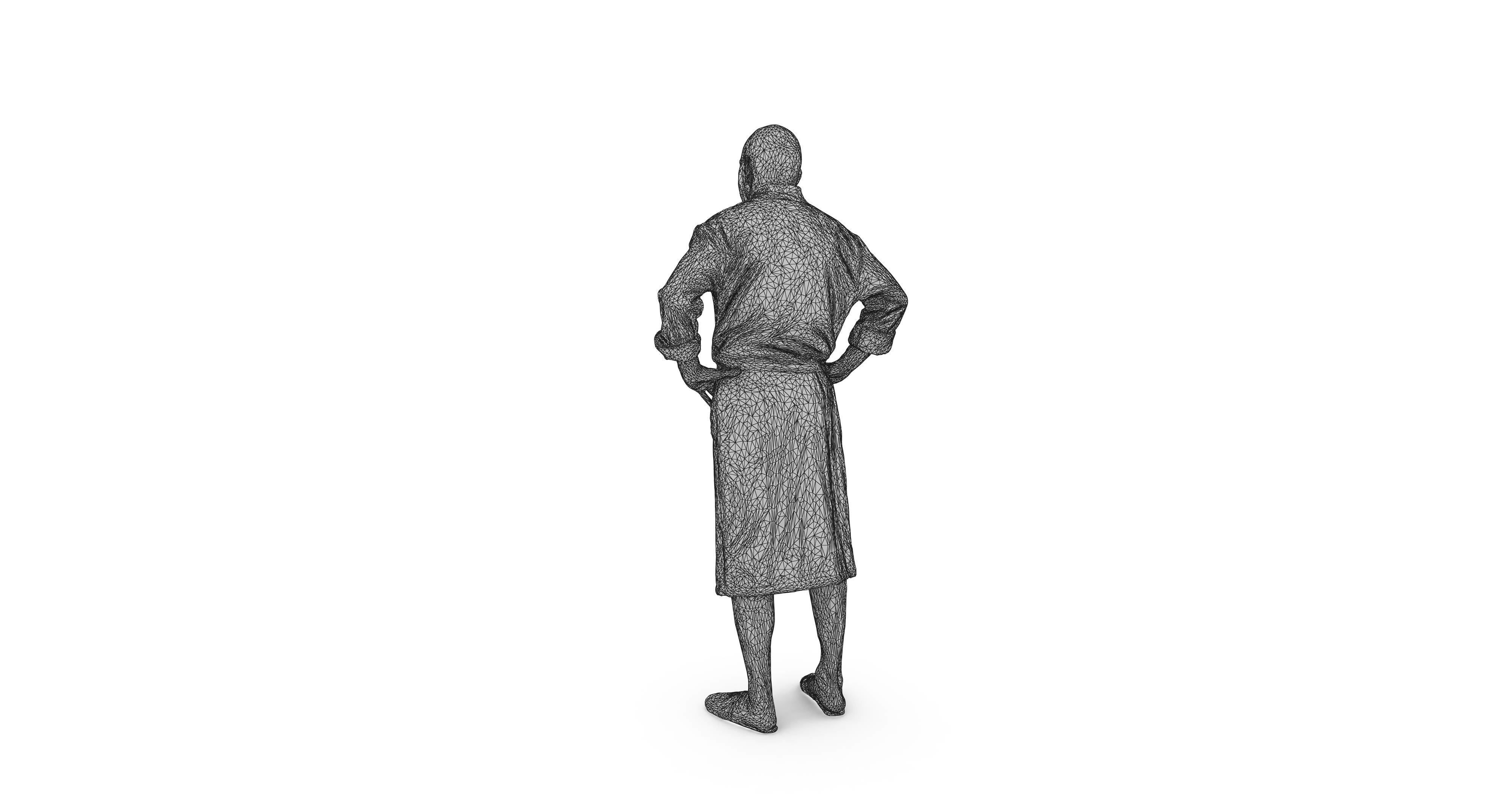 Resort People Pack Low-poly 3D model_326