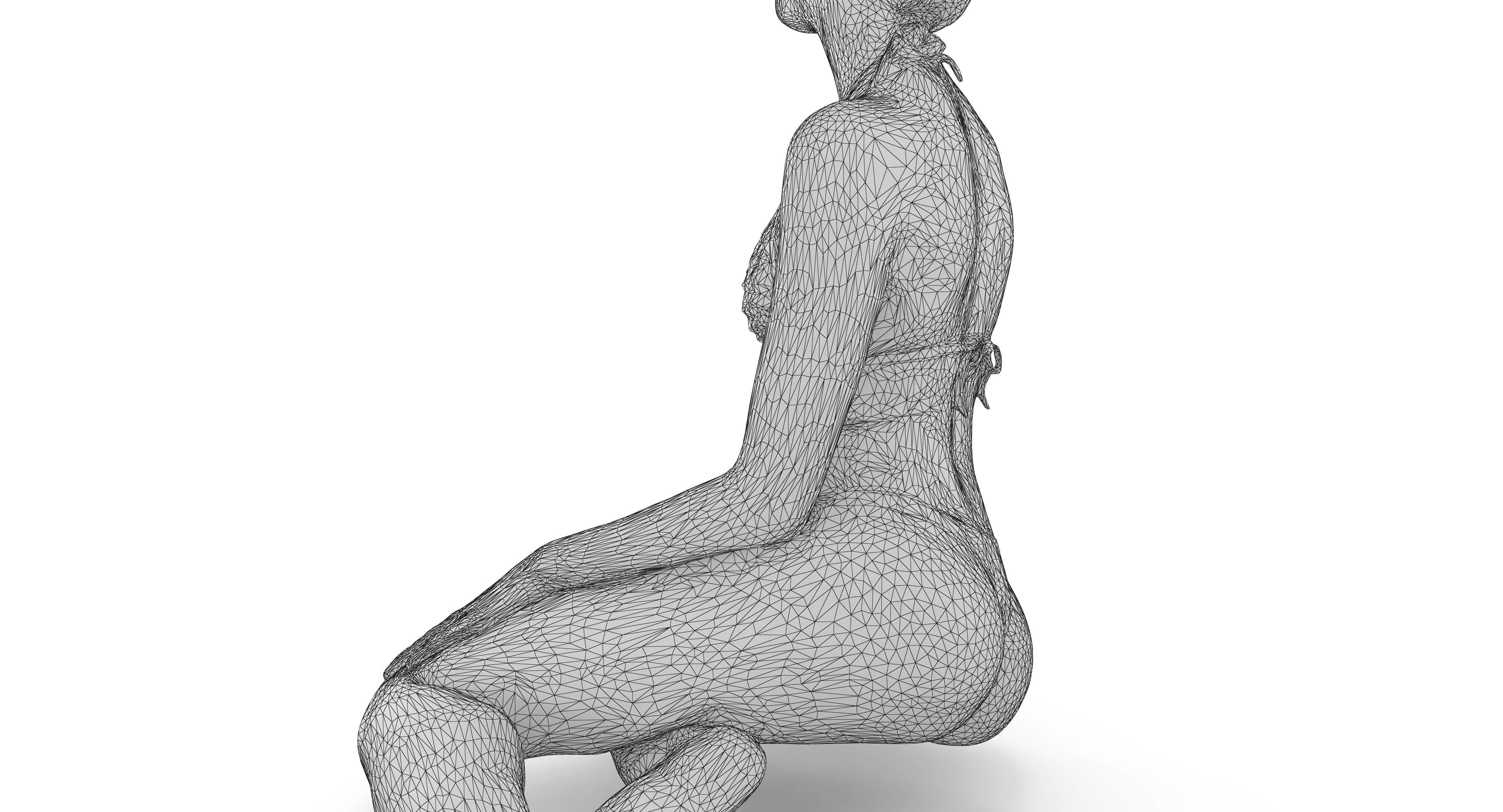 Resort People Pack Low-poly 3D model_380