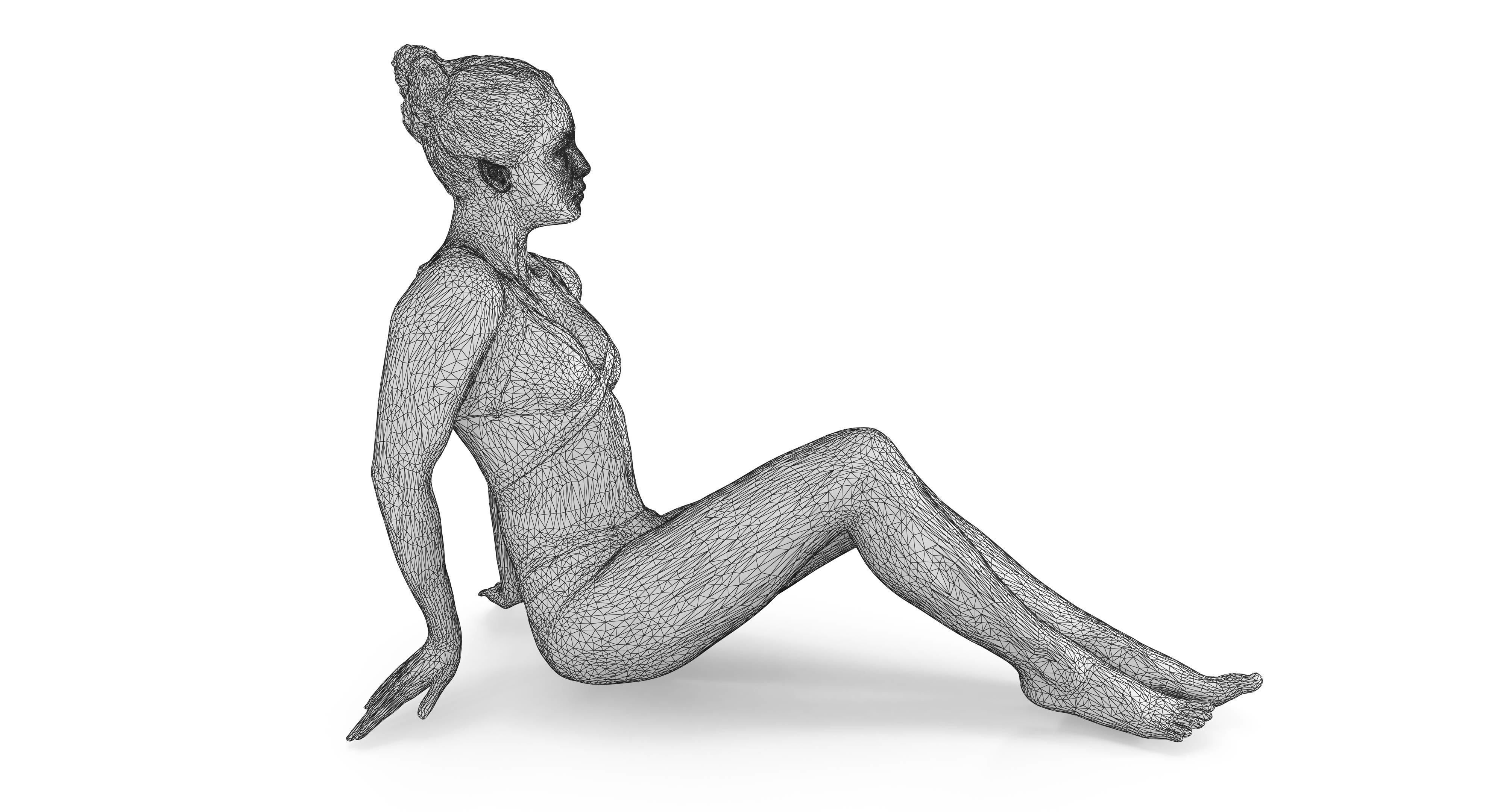 Resort People Pack Low-poly 3D model_403