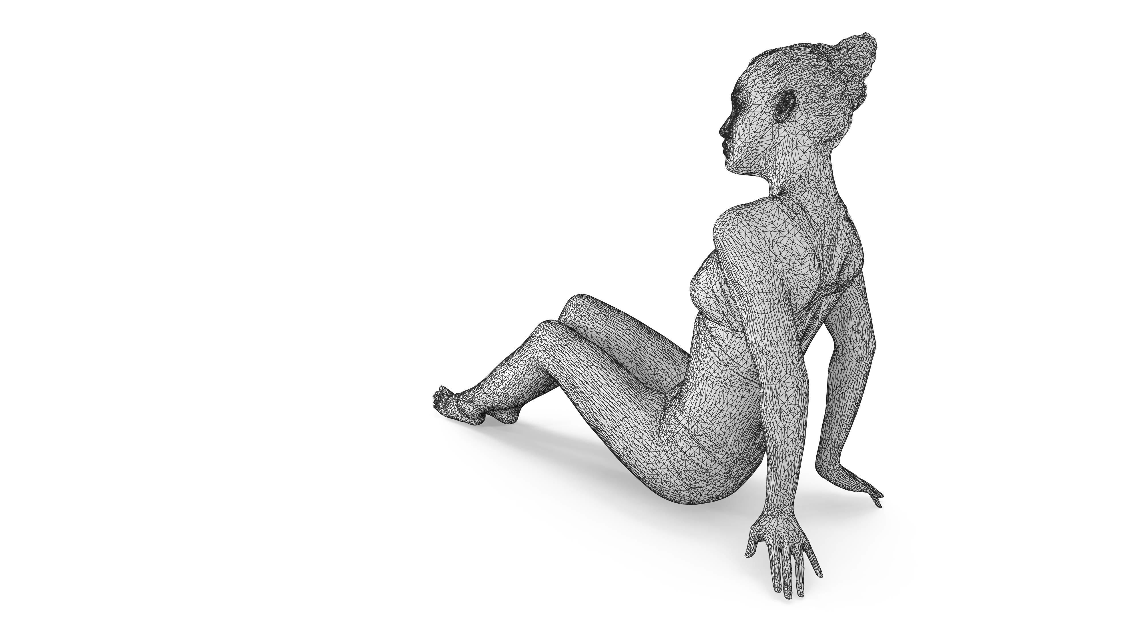 Resort People Pack Low-poly 3D model_406