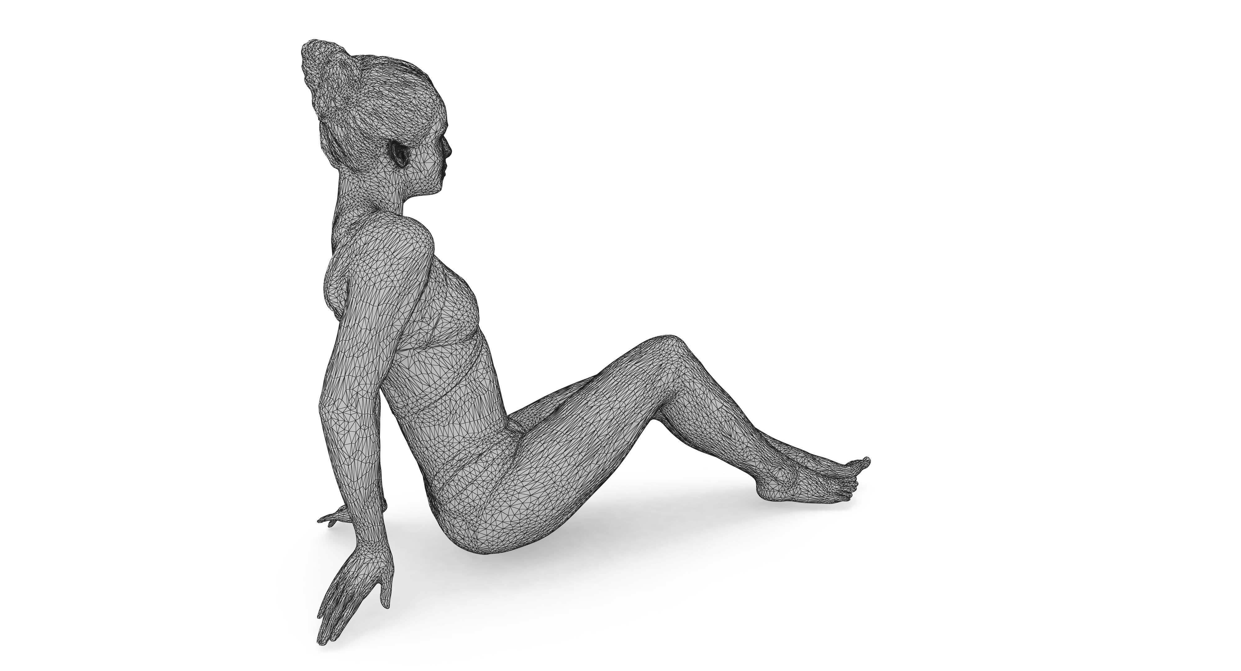 Resort People Pack Low-poly 3D model_409