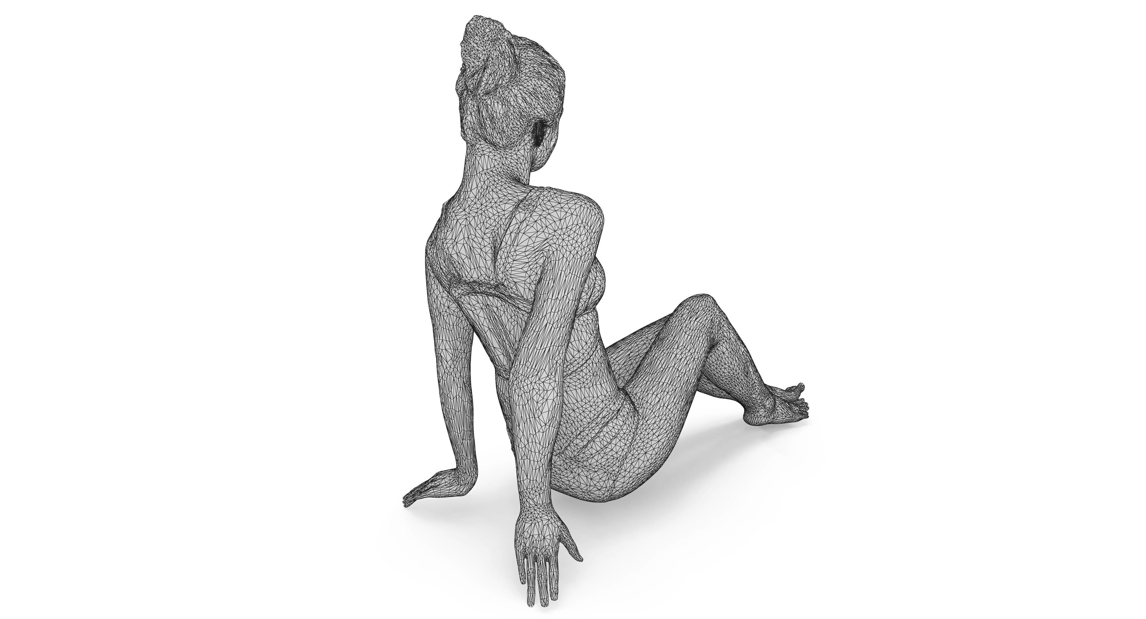 Resort People Pack Low-poly 3D model_404