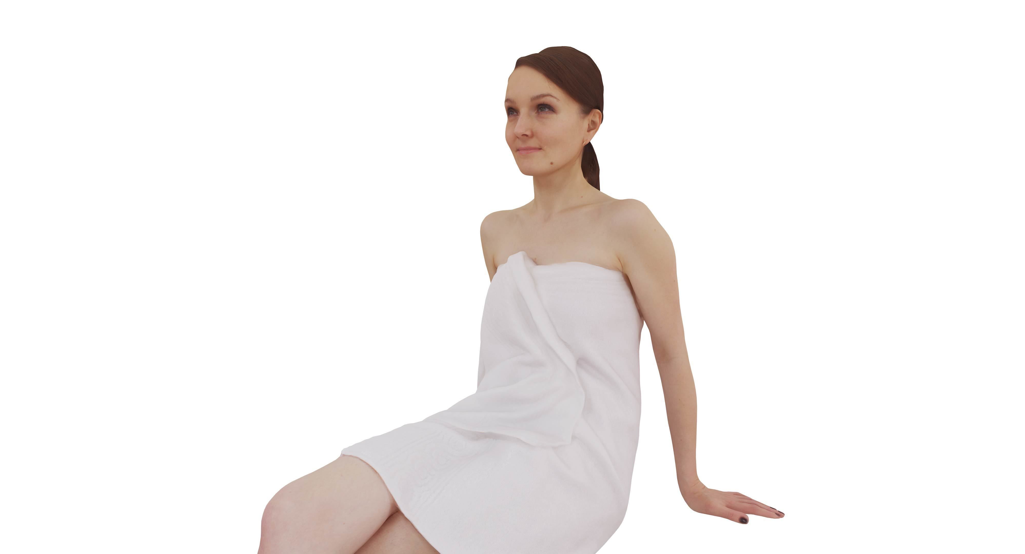 Resort People Pack Low-poly 3D model_140