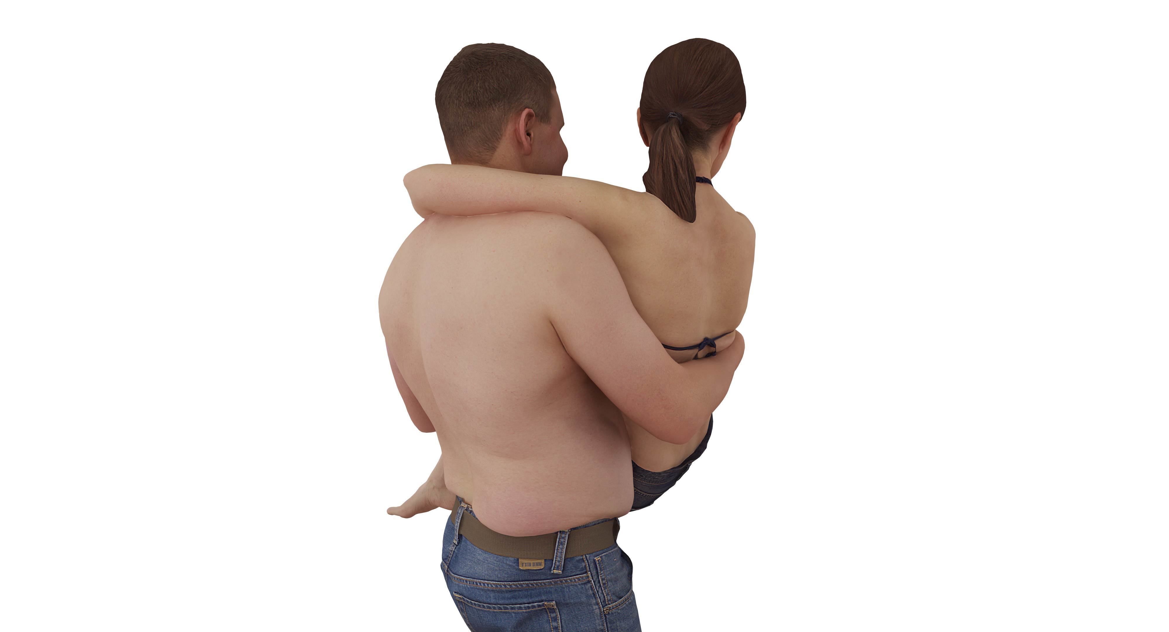 Resort People Pack Low-poly 3D model_44