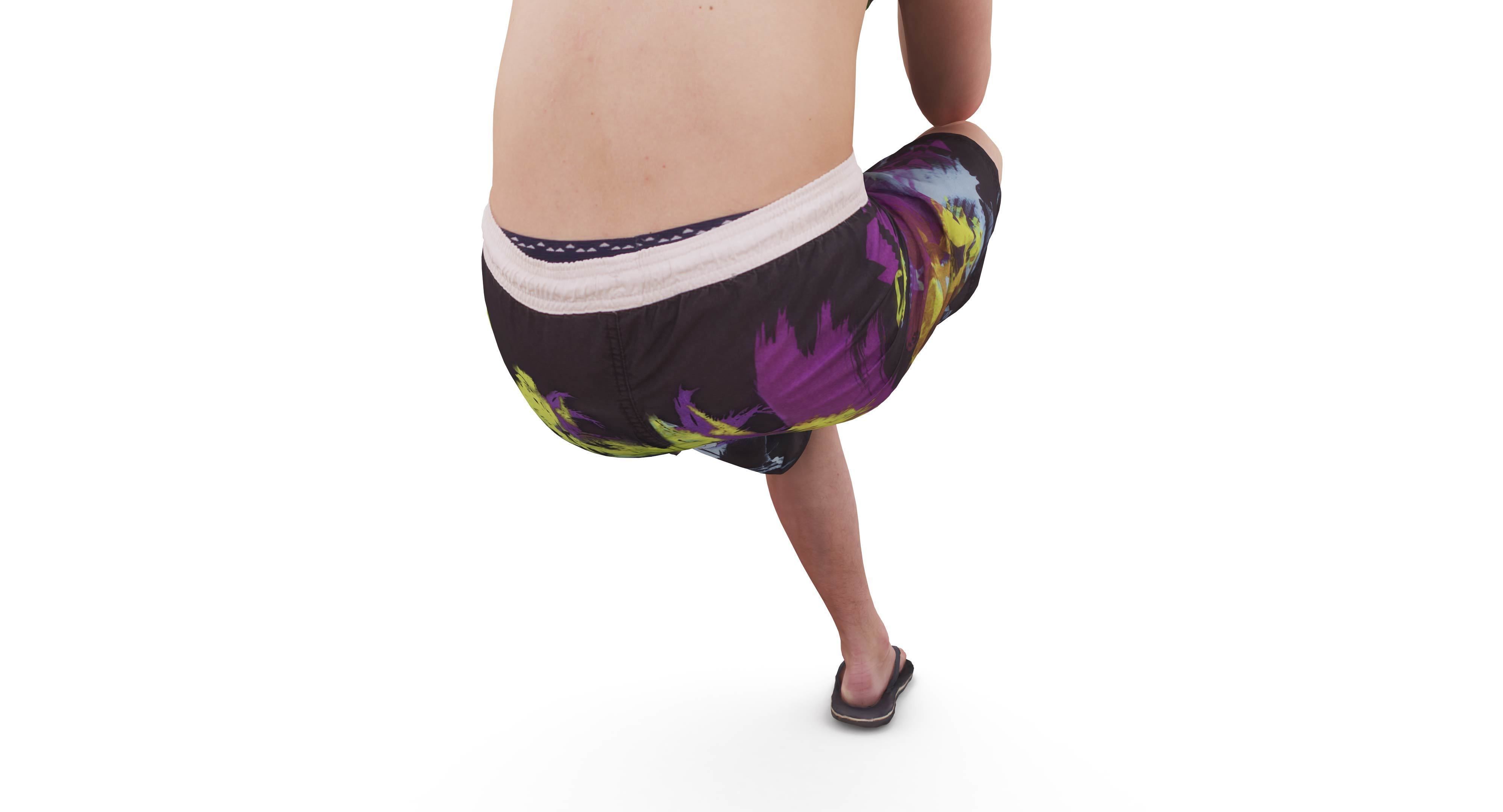 Resort People Pack Low-poly 3D model_414