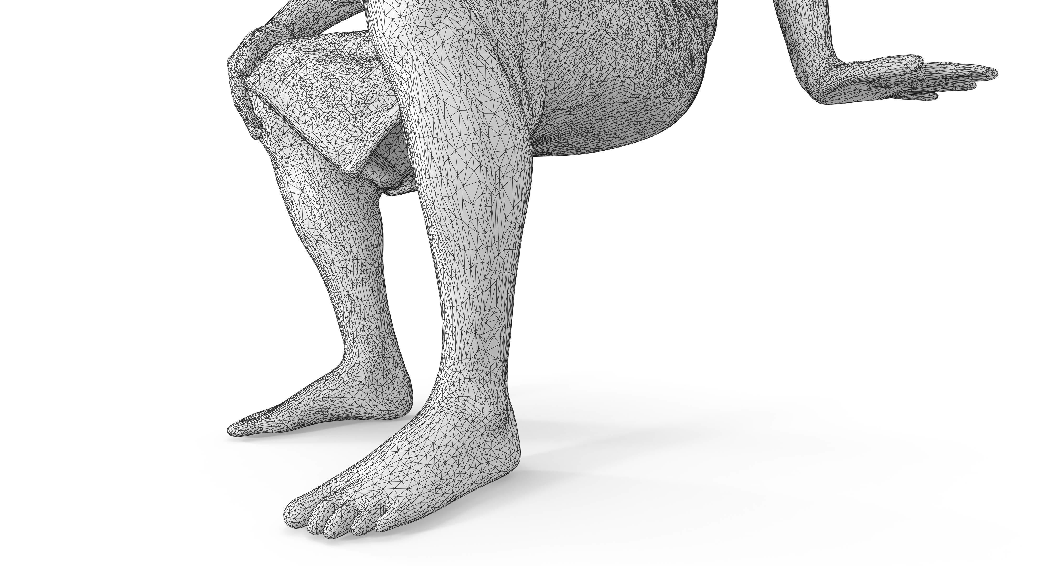 Resort People Pack Low-poly 3D model_227