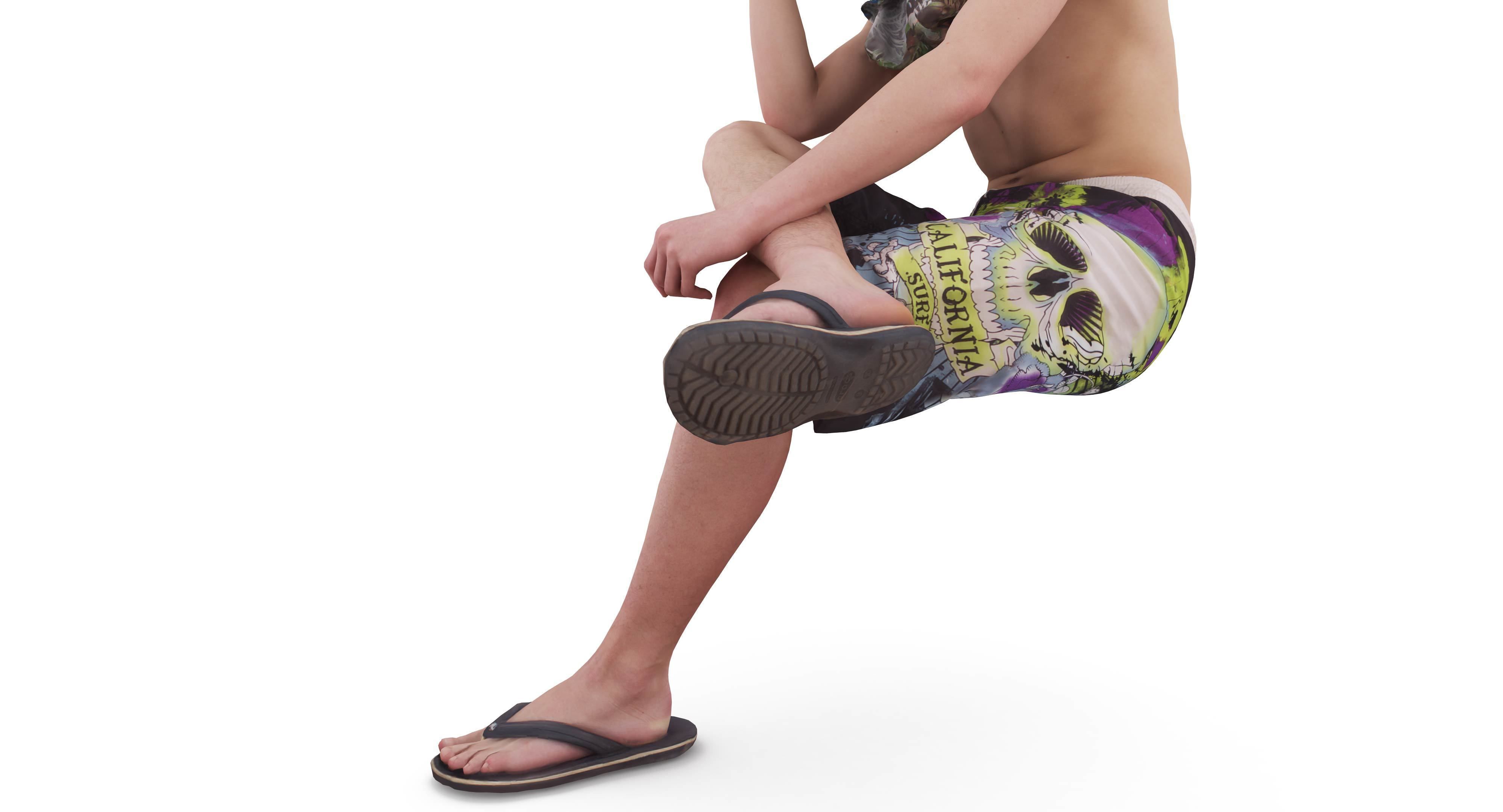 Resort People Pack Low-poly 3D model_425