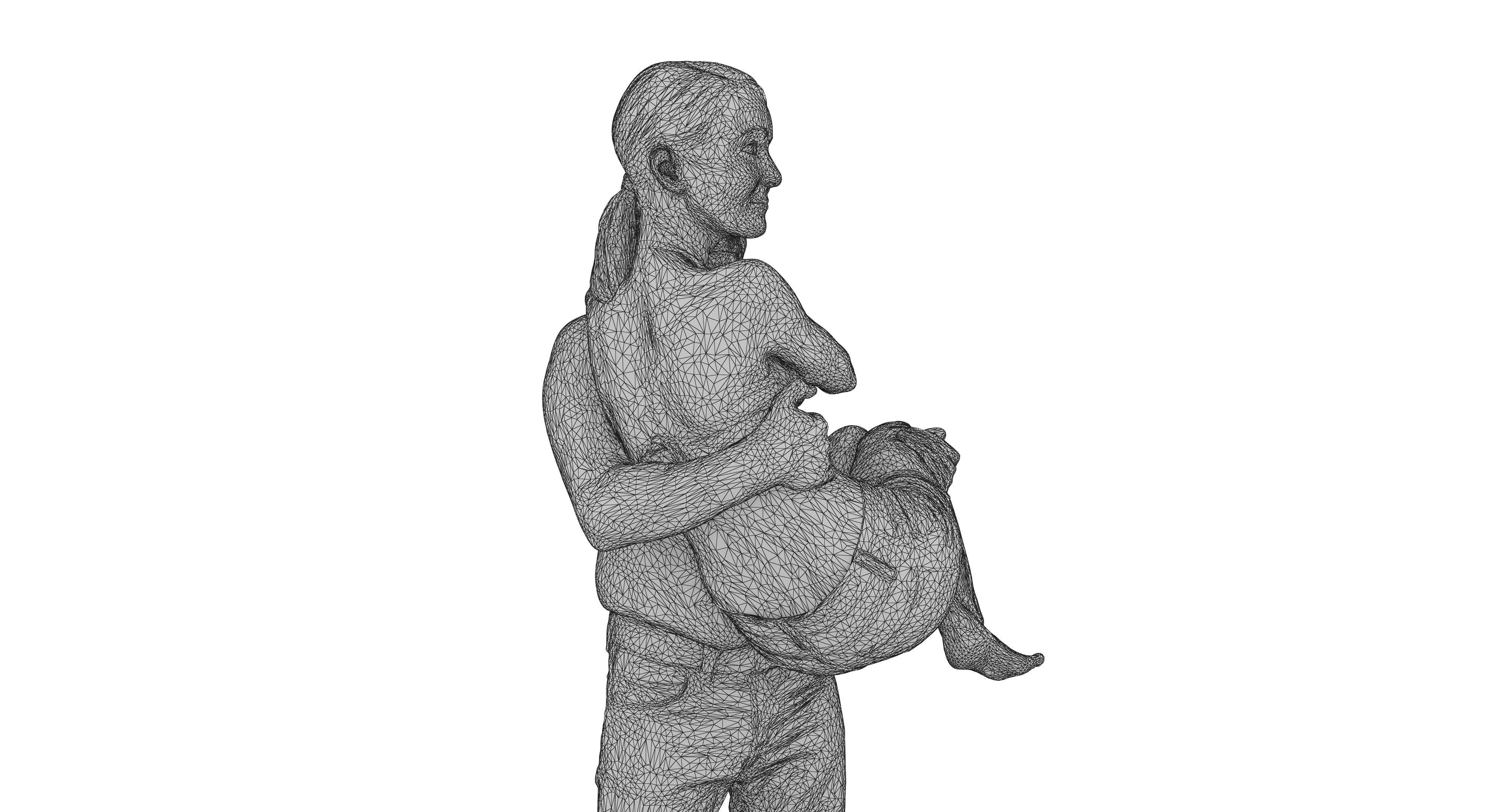 Resort People Pack Low-poly 3D model_39