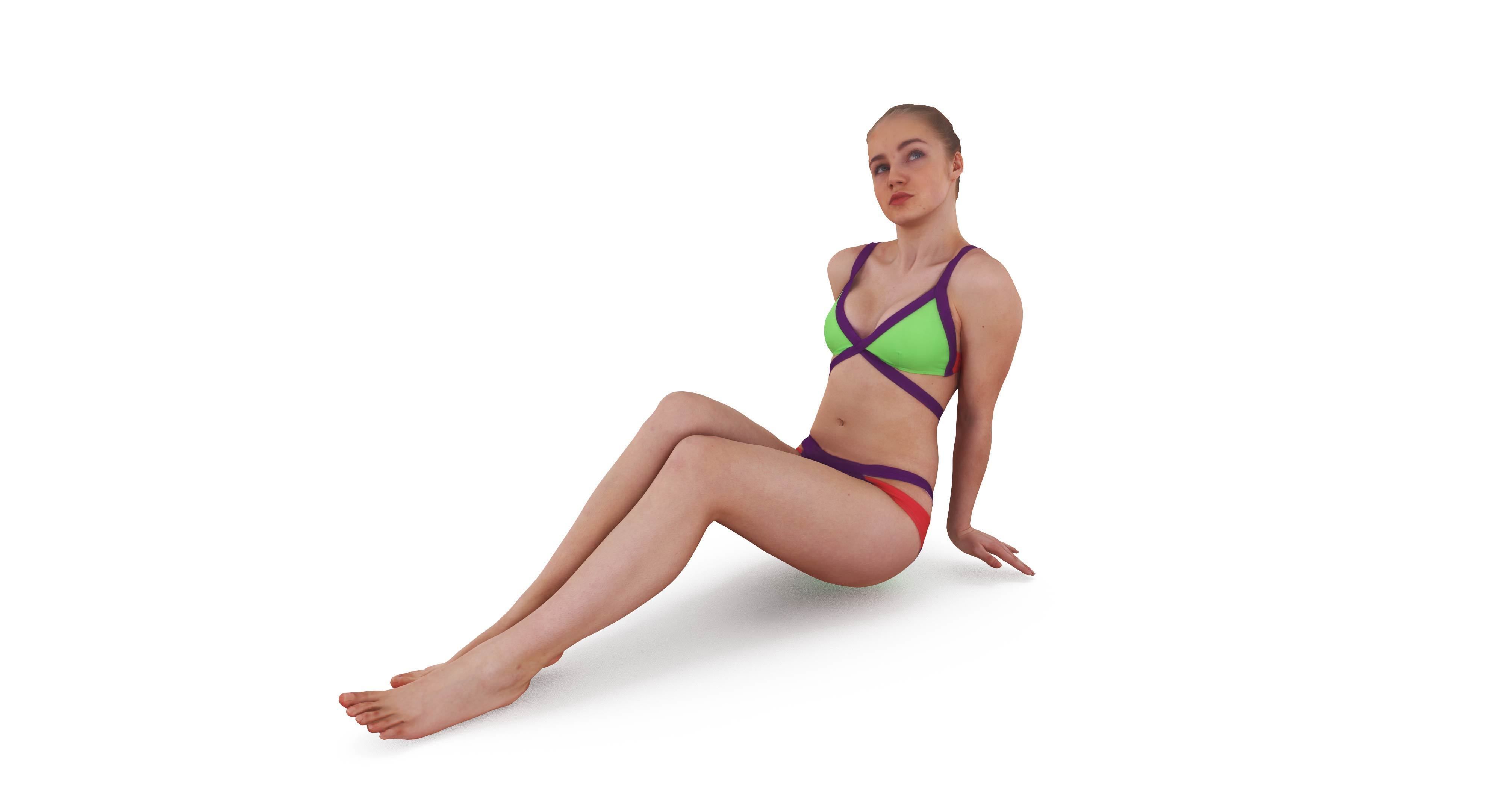 Resort People Pack Low-poly 3D model_18