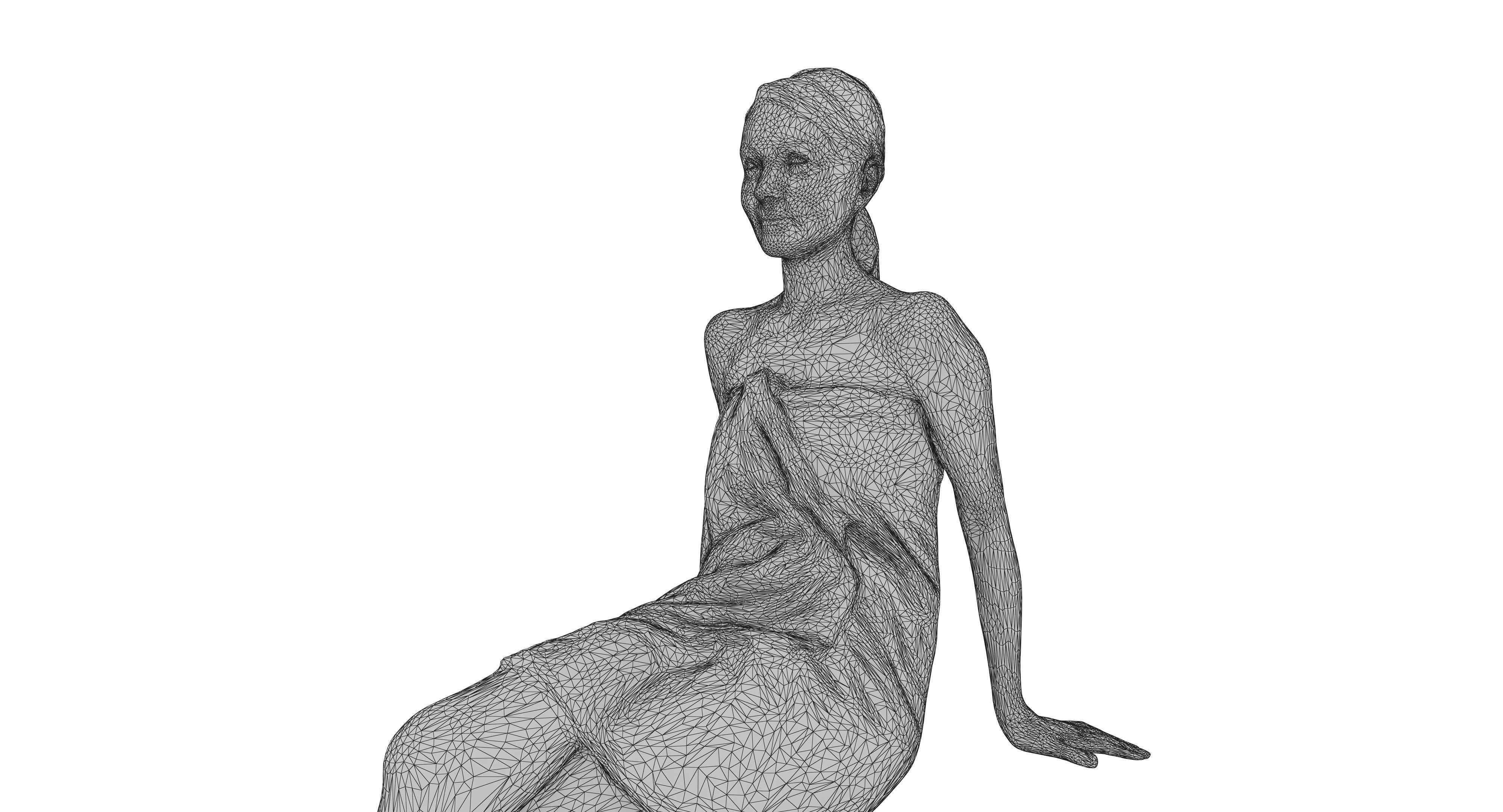 Resort People Pack Low-poly 3D model_158