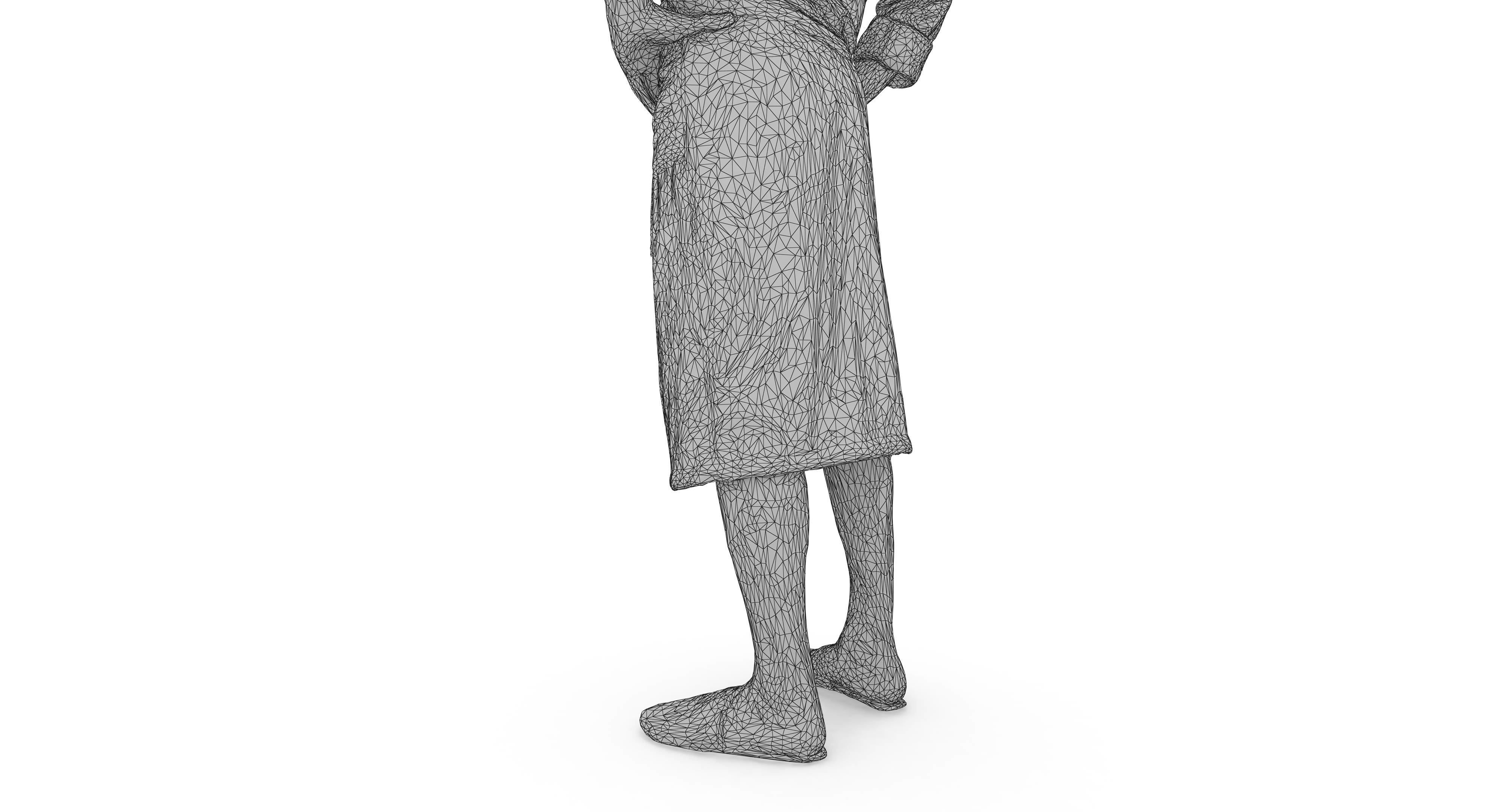 Resort People Pack Low-poly 3D model_322