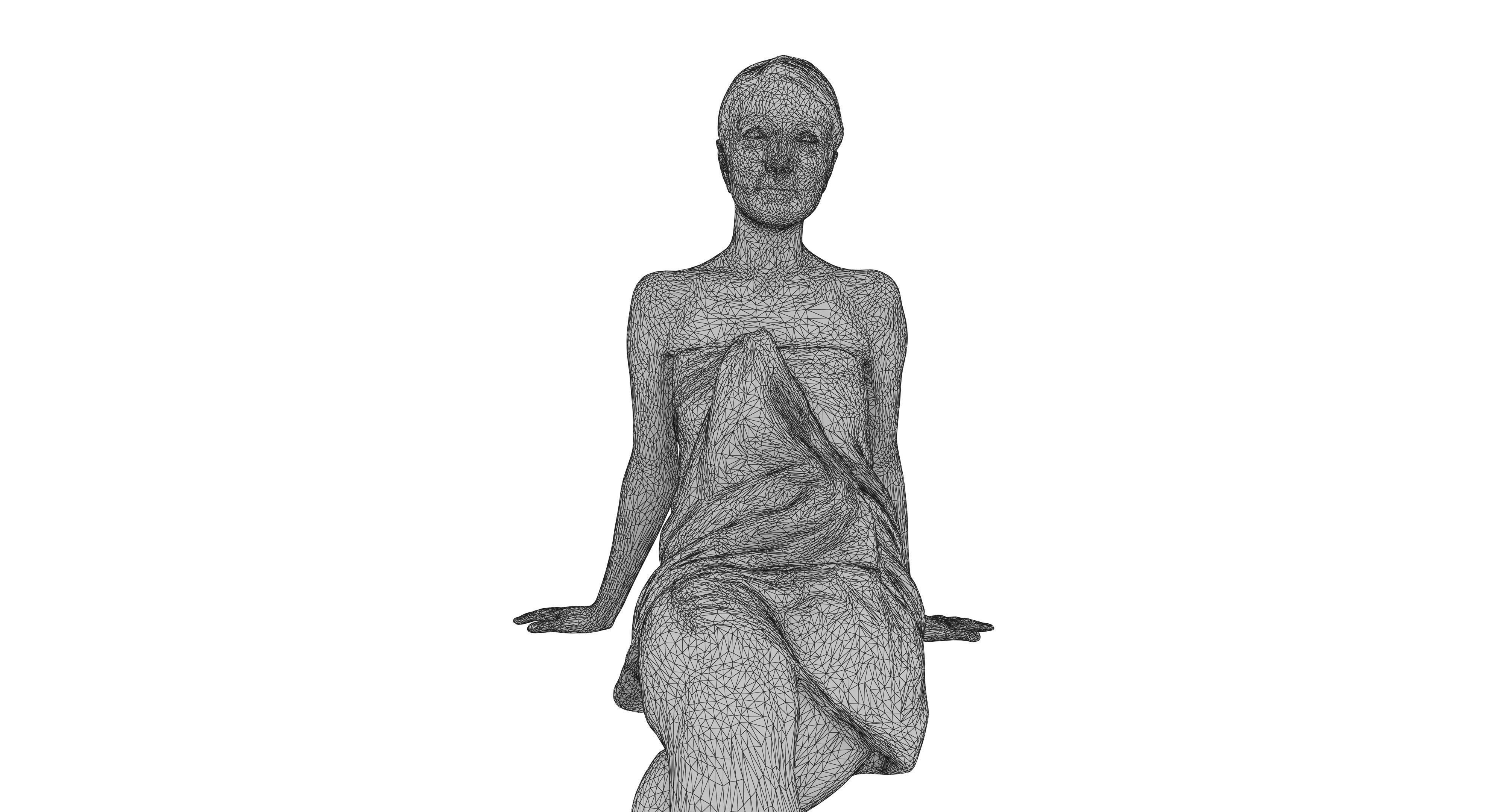 Resort People Pack Low-poly 3D model_156